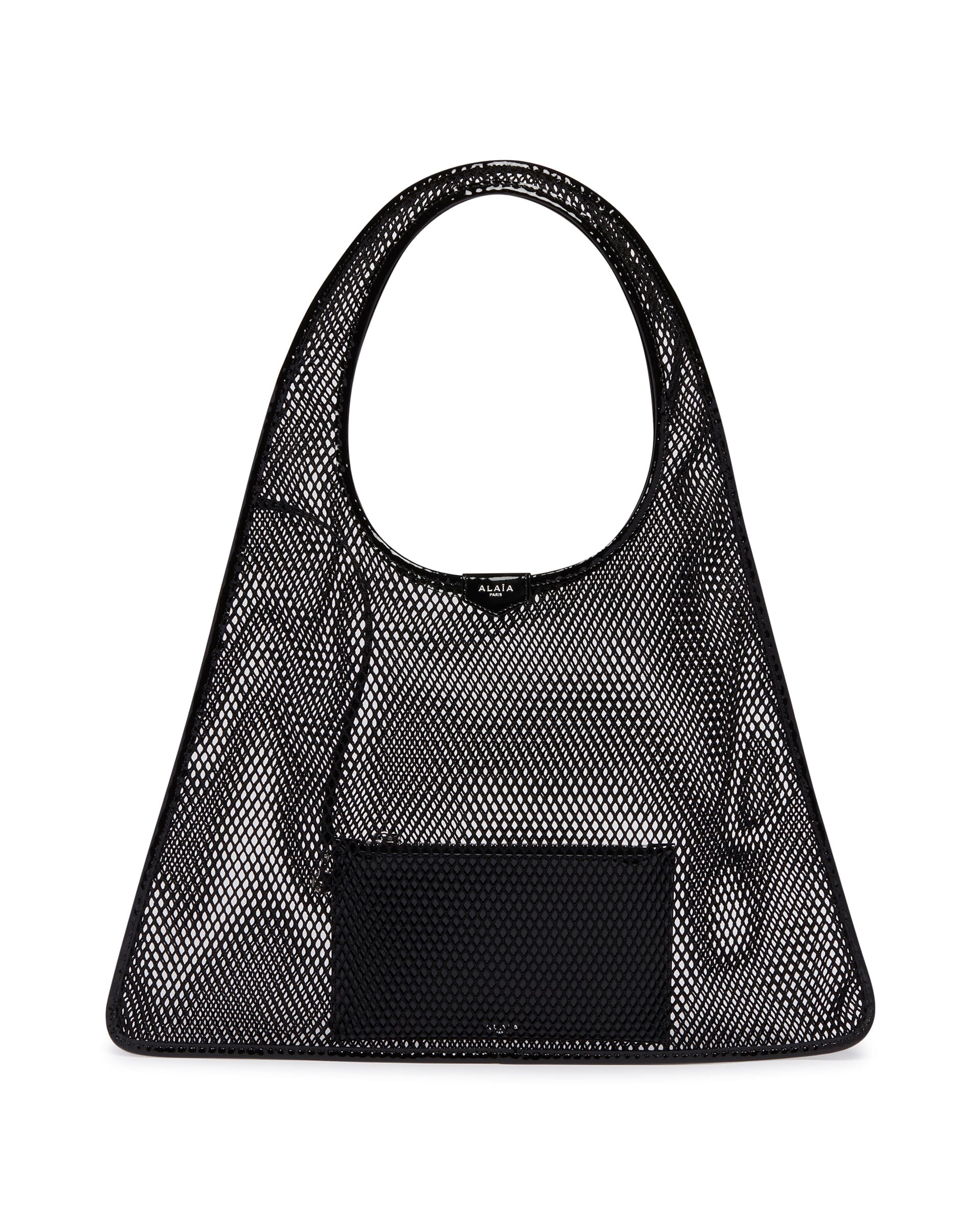 Alaia Borsa One Piece Hobo In Rete Nera