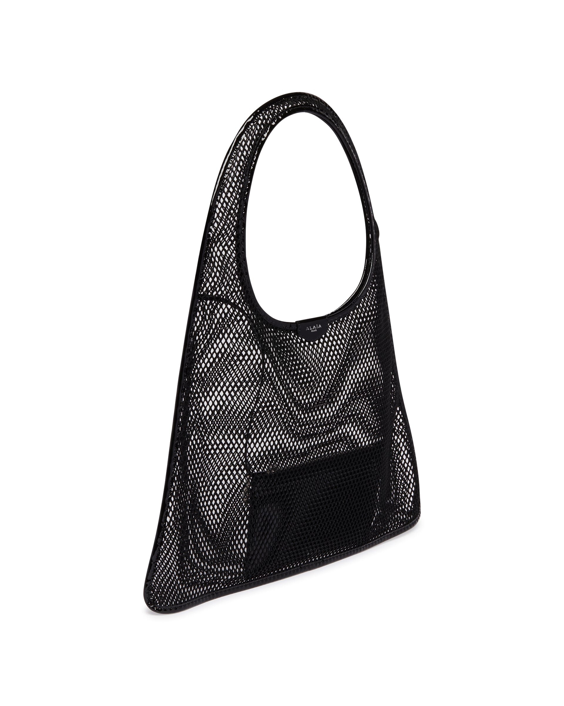 Alaia Borsa One Piece Hobo In Rete Nera