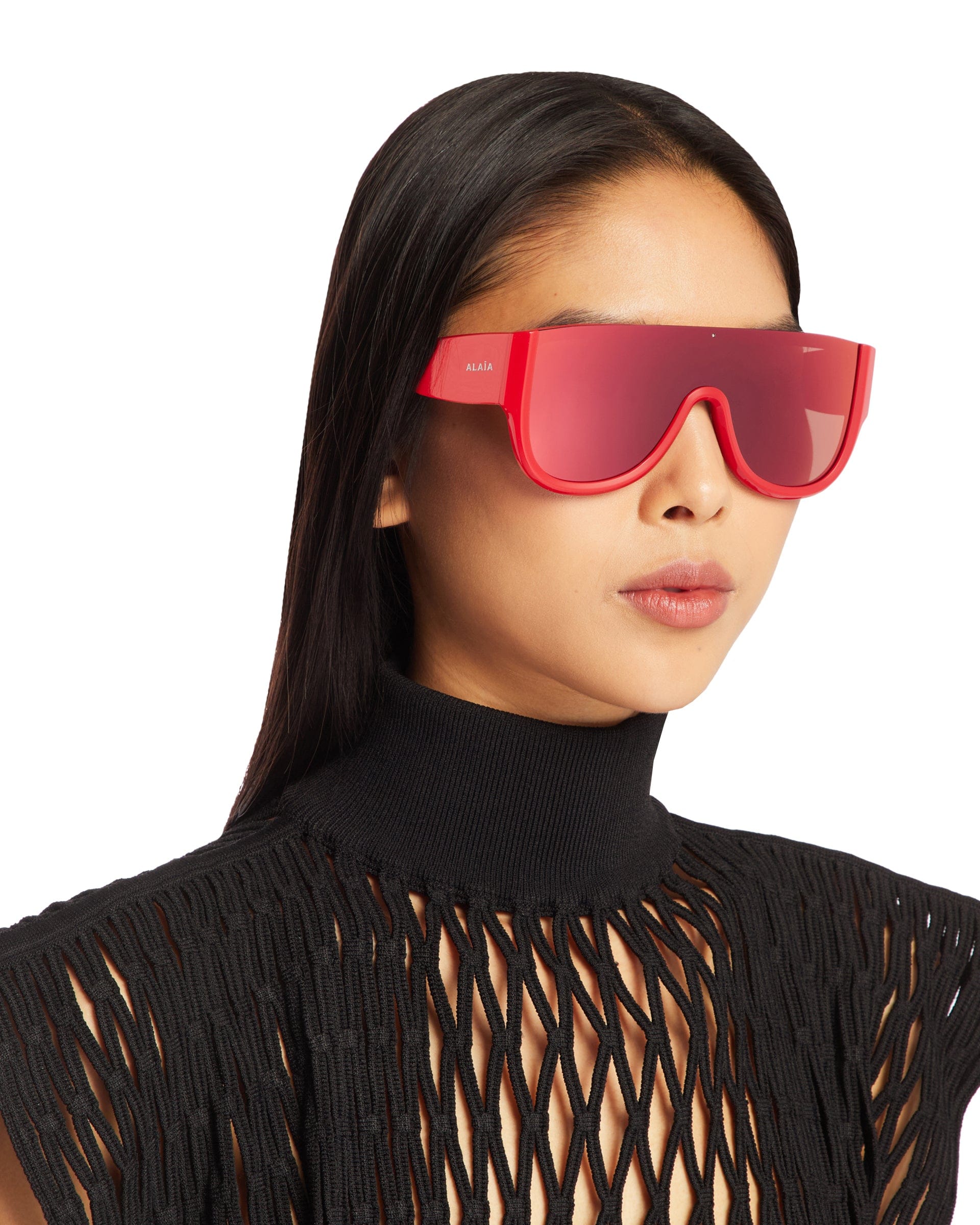 Alaia Occhiali Da Sole Mask Rossi