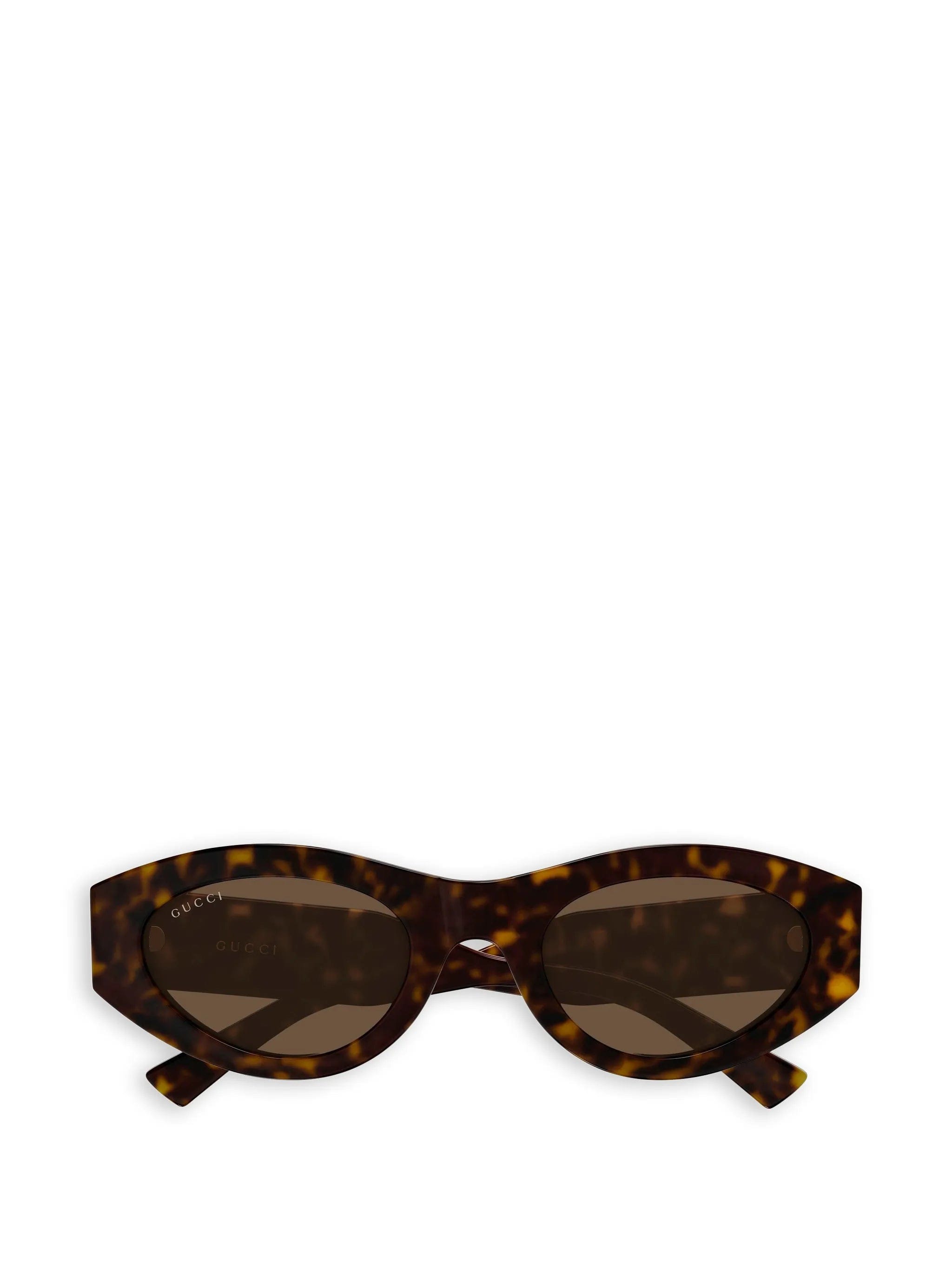 Gucci Eyewear oval logo - detail sunglasses