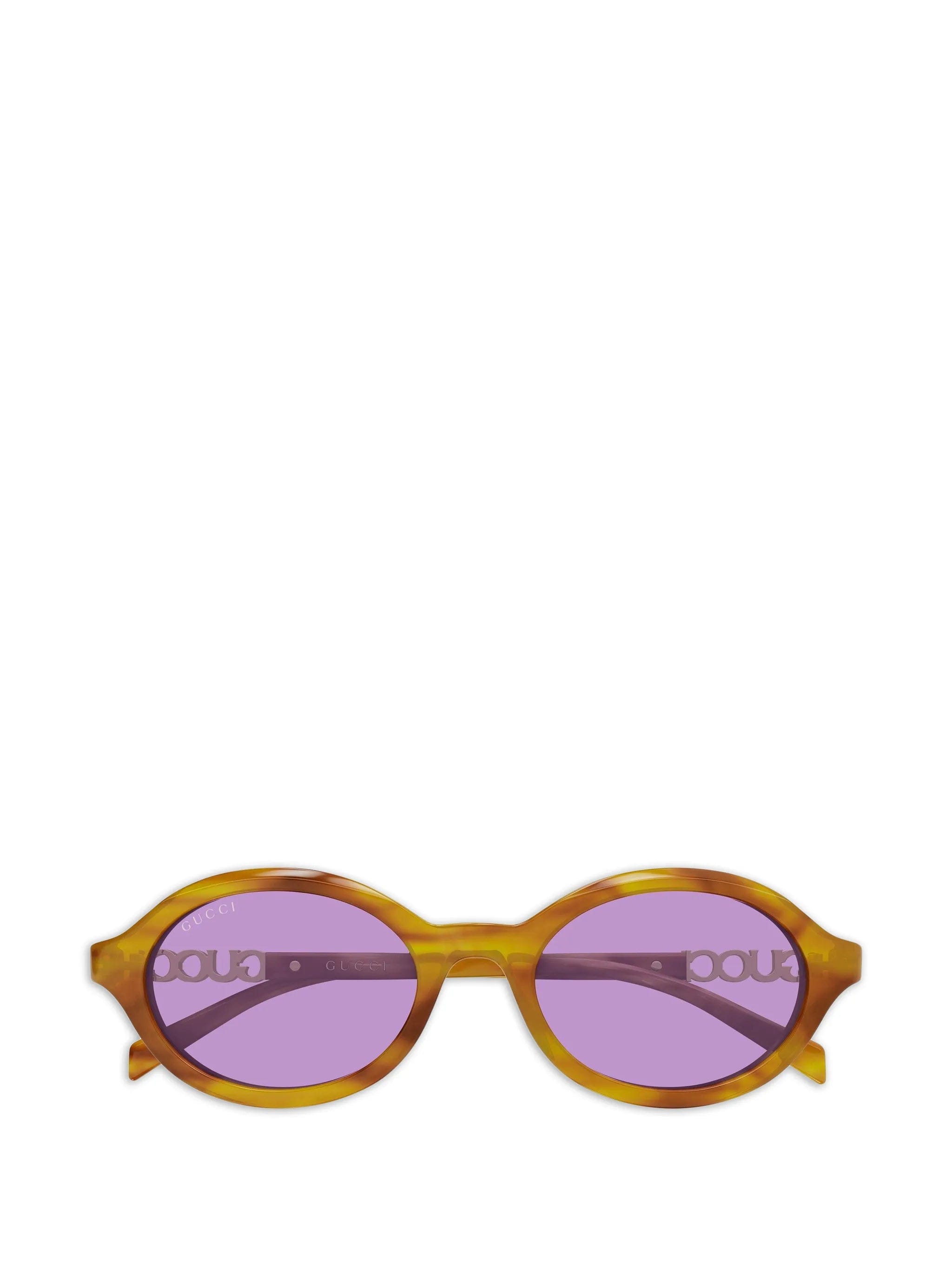 Gucci Eyewear round logo - detail sunglasses