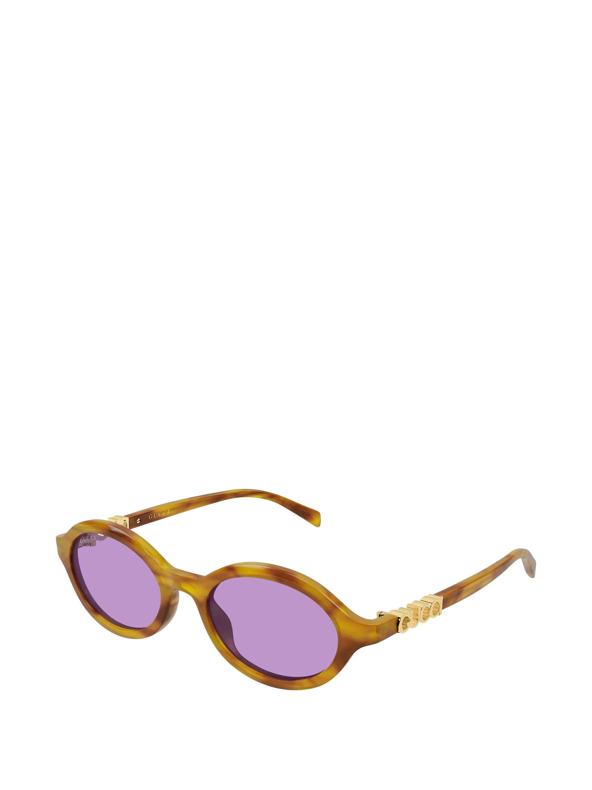 Gucci Eyewear round logo - detail sunglasses