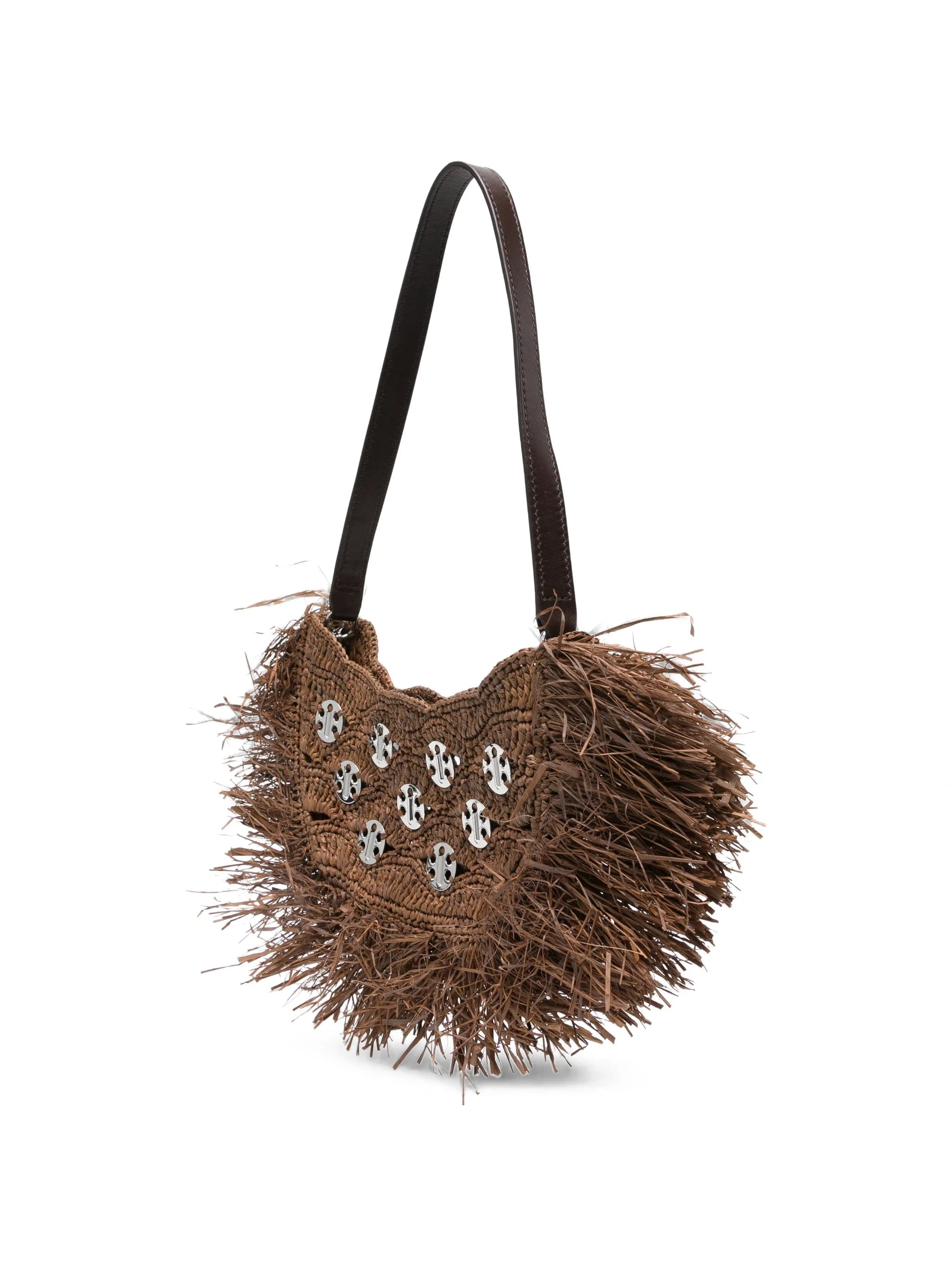 Rabanne Crescent Moon fringed shoulder bag