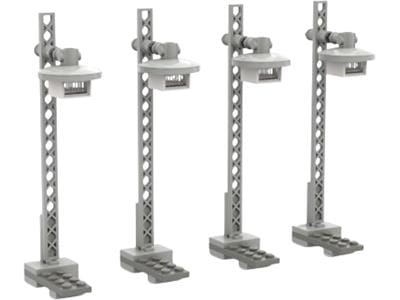 LEGO Trains 4 Lighting Standards Electric 12V 7867 (Open Box)