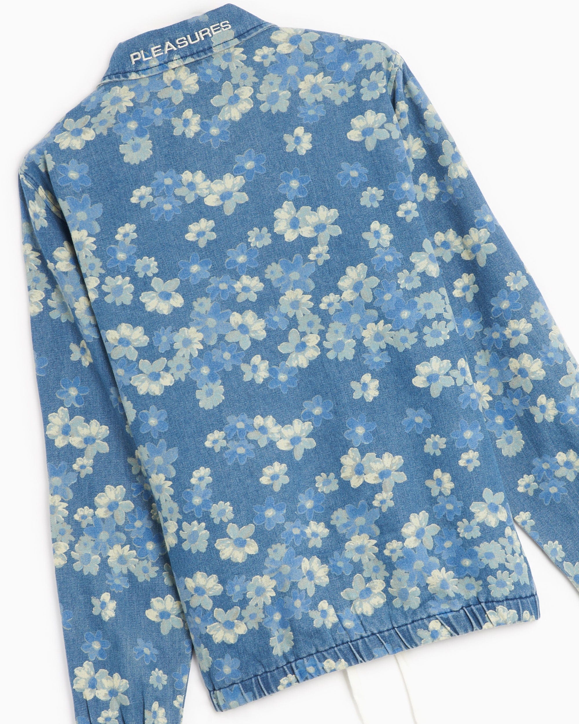 Pleasures Chaqueta vaquera Pleasures Garden Men's Denim Coach Jacket para hombre