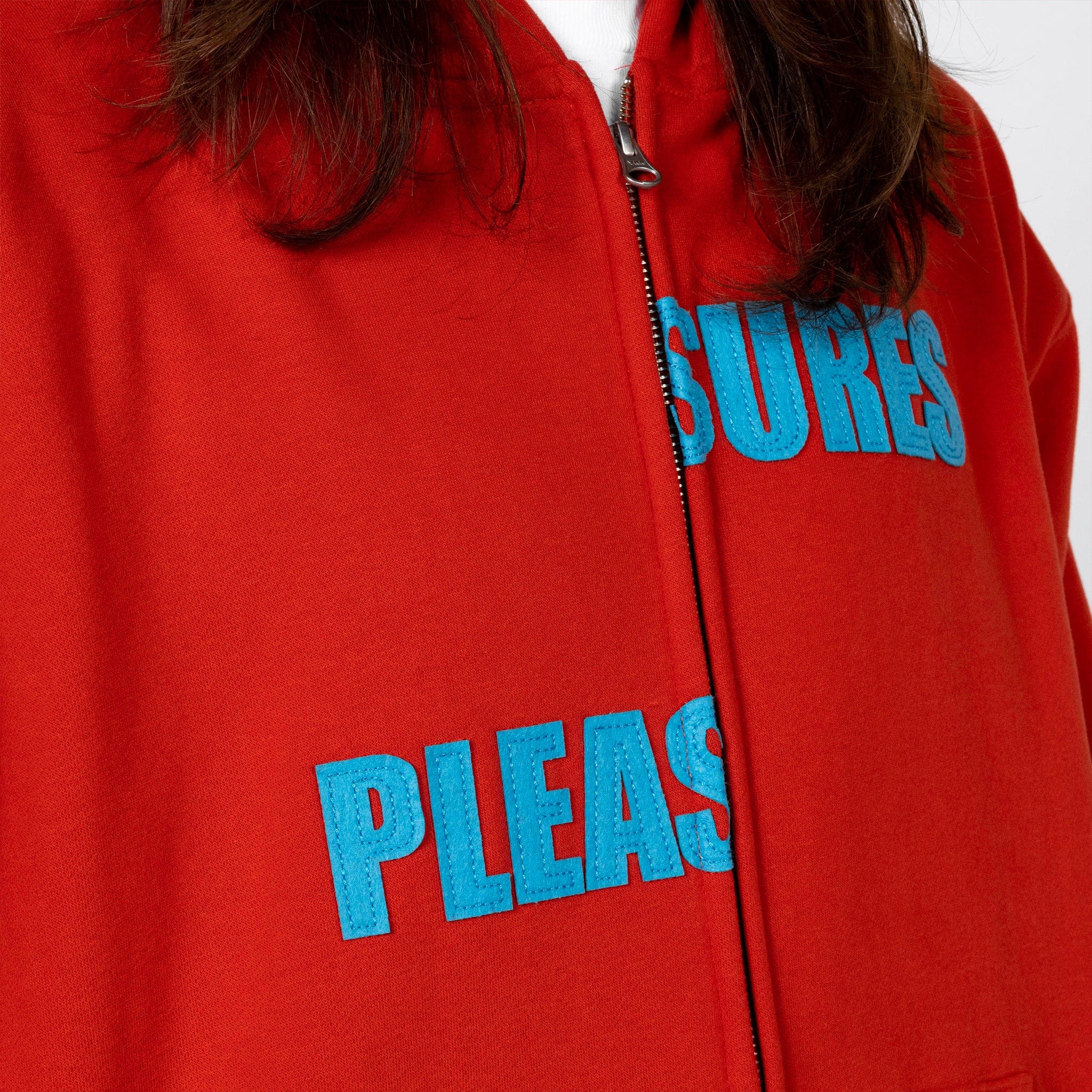 Pleasures EVOLUTION ZIP UP HOODIE