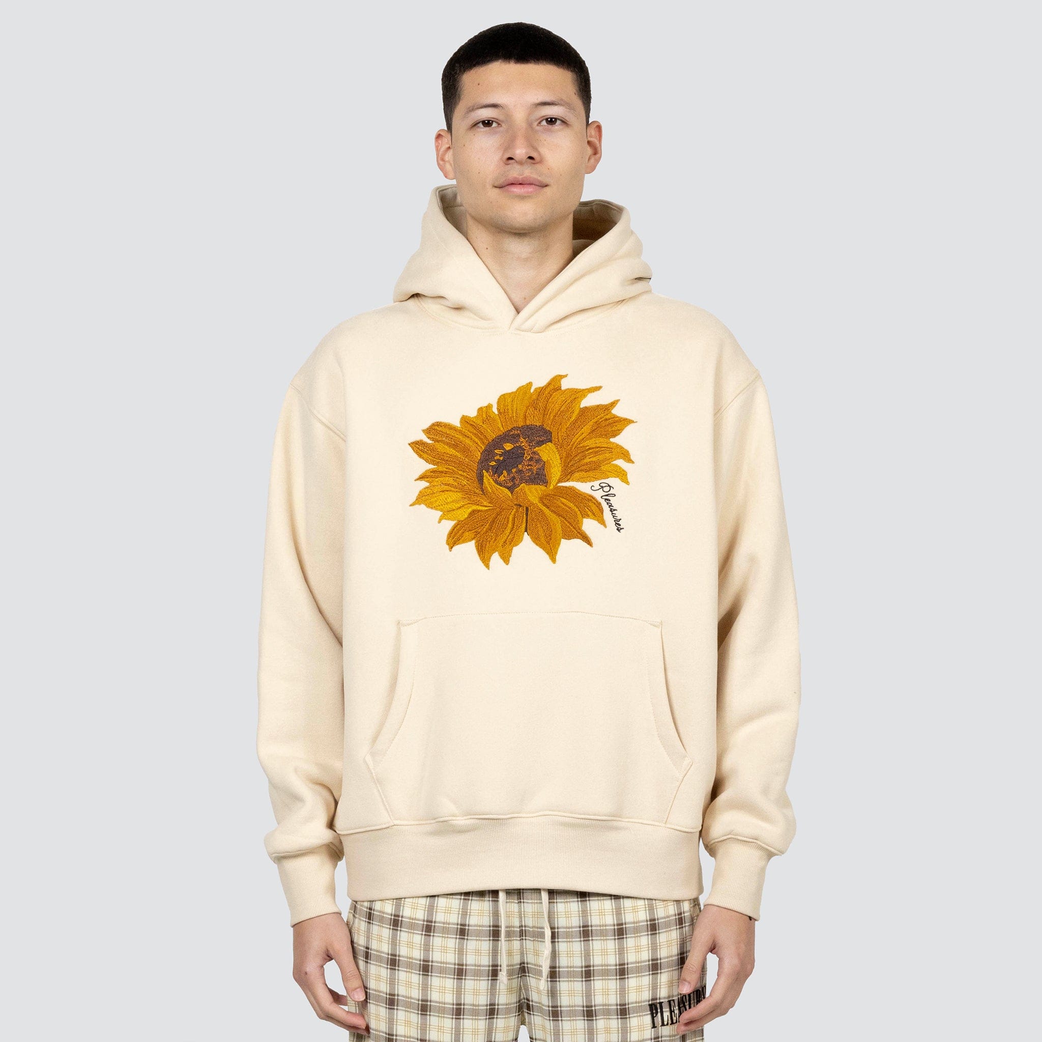 Pleasures STRENGTH HOODIE (Tan)