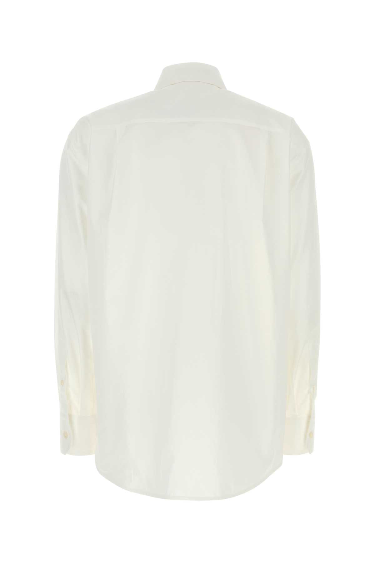 Dolce & Gabbana Cotton Button - Down Shirt — White