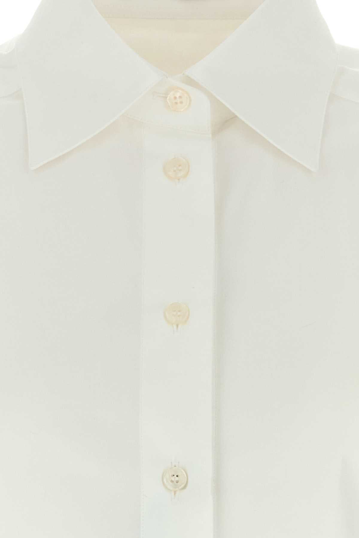 Dolce & Gabbana Cotton Button - Down Shirt — White