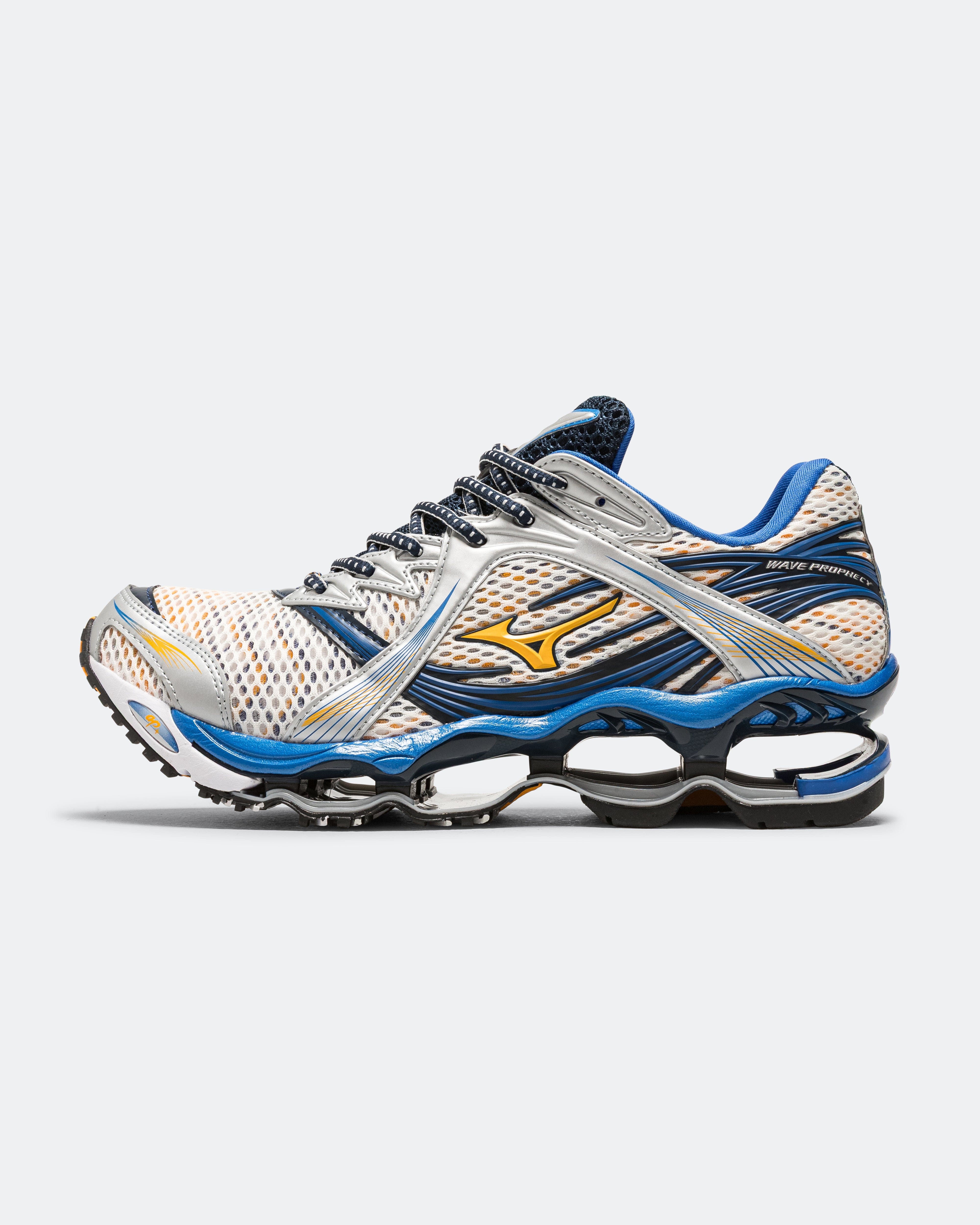 Mizuno Wave Prophecy 1 - Artisan's Gold/Zinnia - Strong Blue