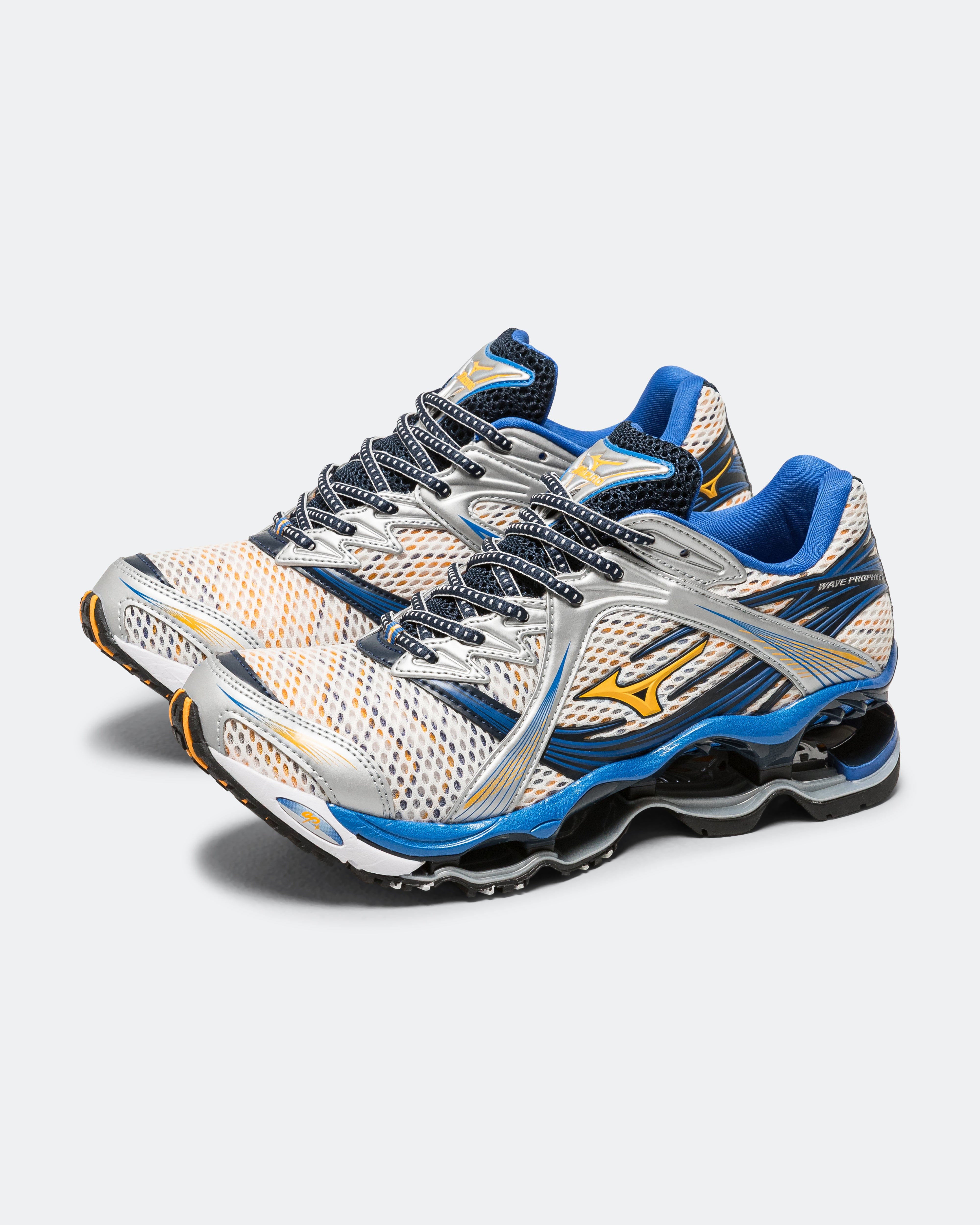 Mizuno Wave Prophecy 1 - Artisan's Gold/Zinnia - Strong Blue