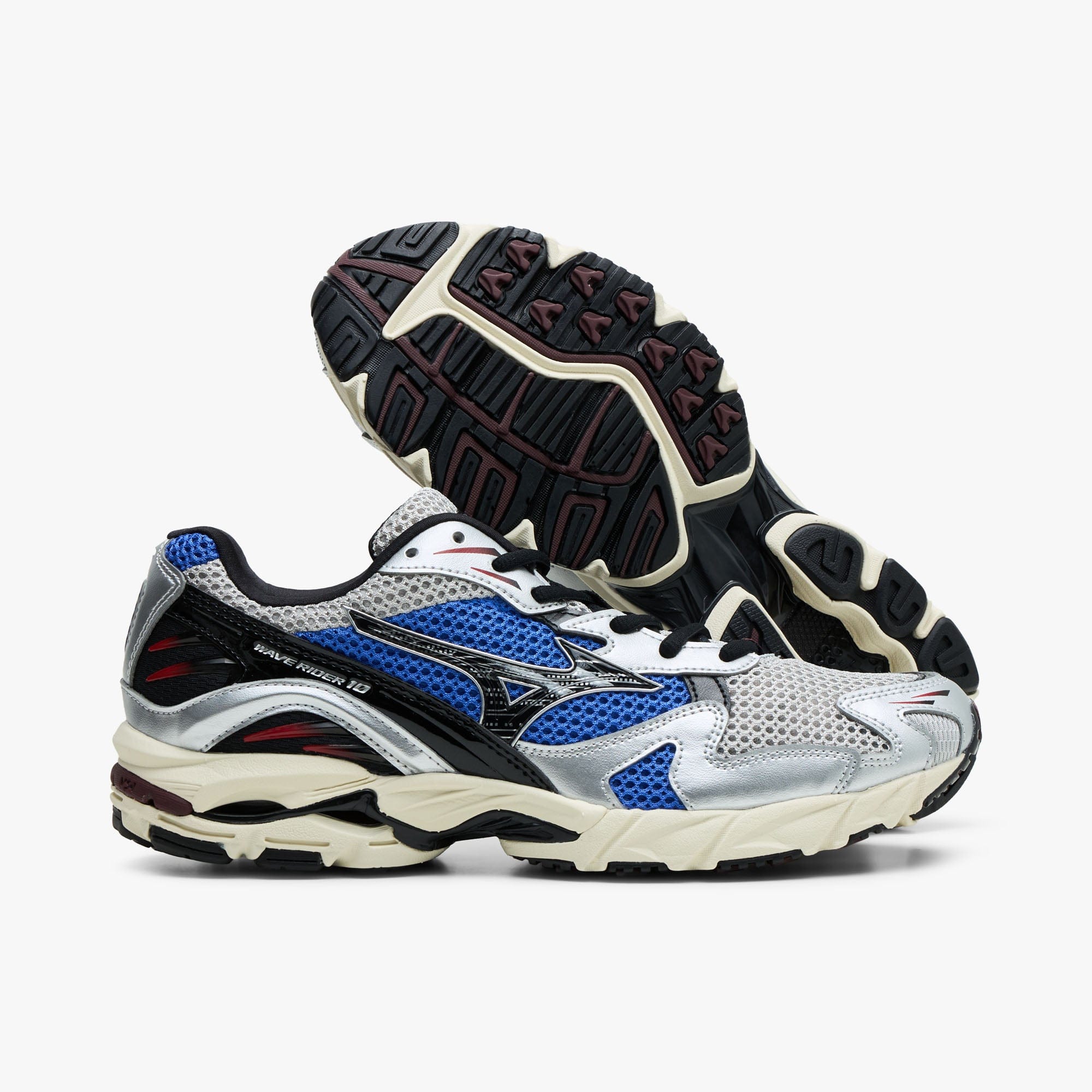 Mizuno Wave Rider 10 Sport Harbor Mist / Black - Dazzling Blue