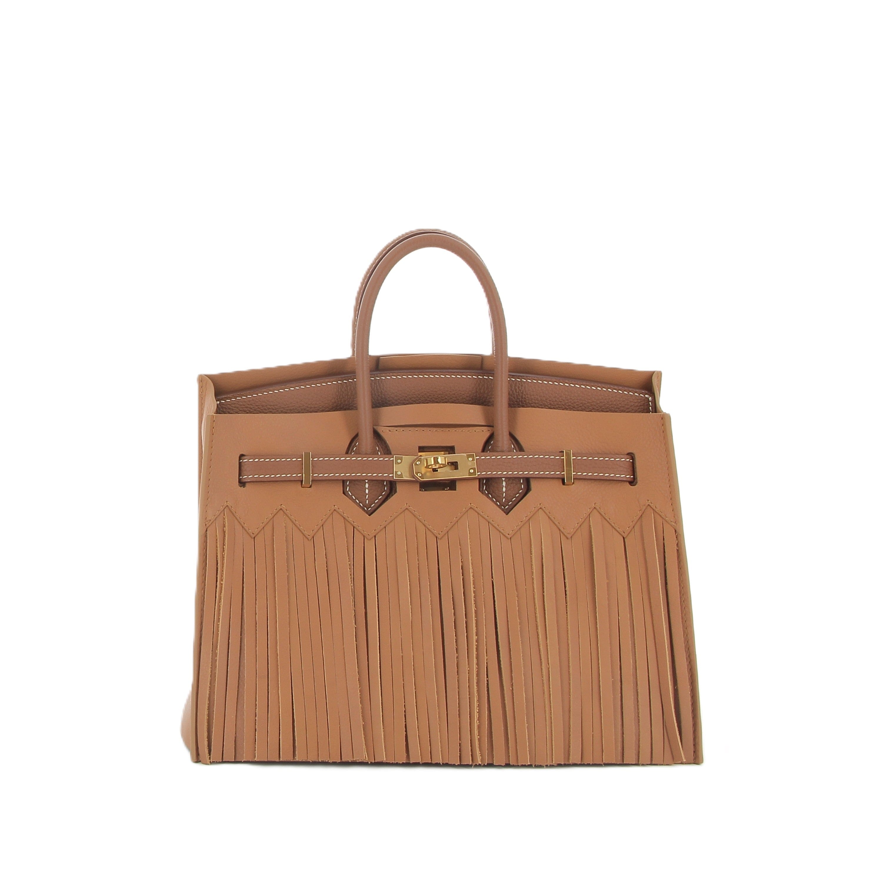 Lebag x CC Cowgirl Veal Leather Gold Bag Birkin | Kelly Cover