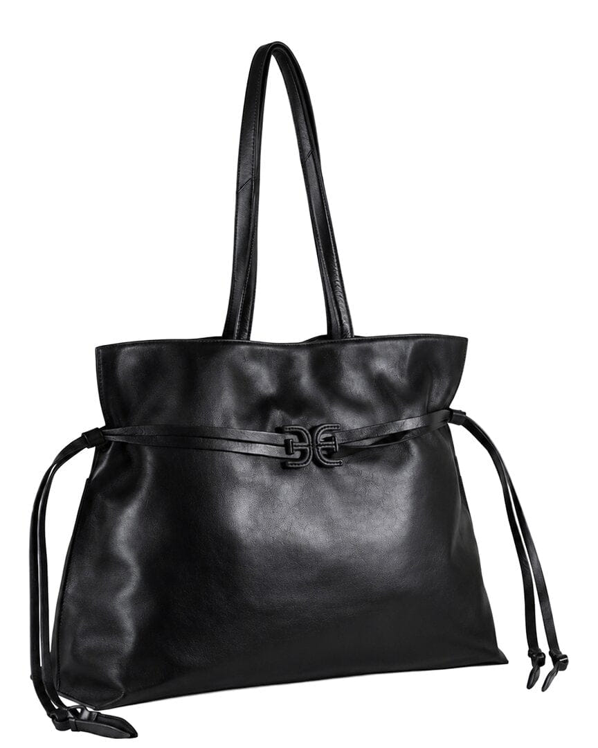 Sam Edelman Poppy Lambskin Large Drawstring Tote