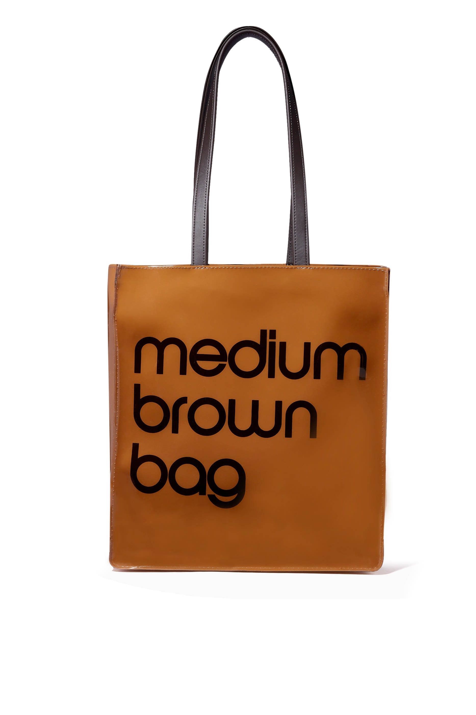 Bloomingdales Medium Brown Tote Bag