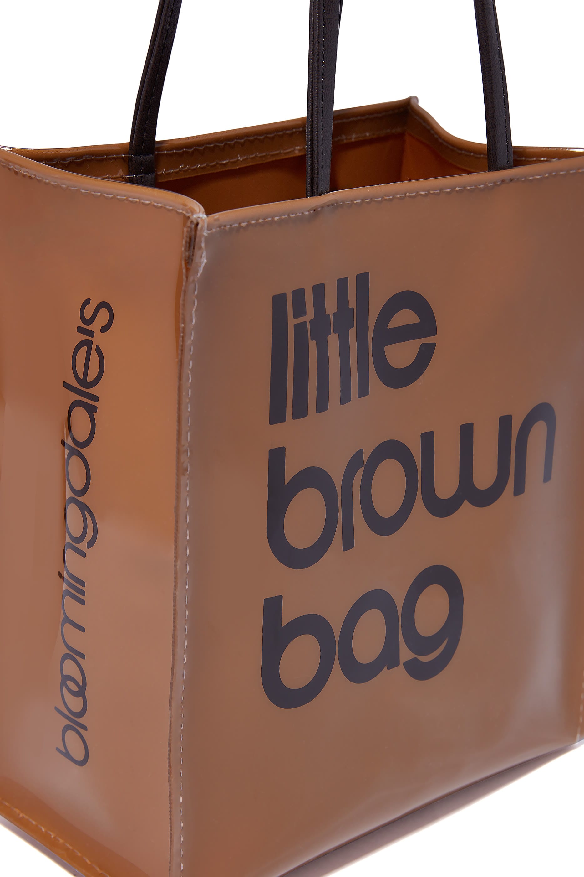 Bloomingdales Little Brown Tote Bag