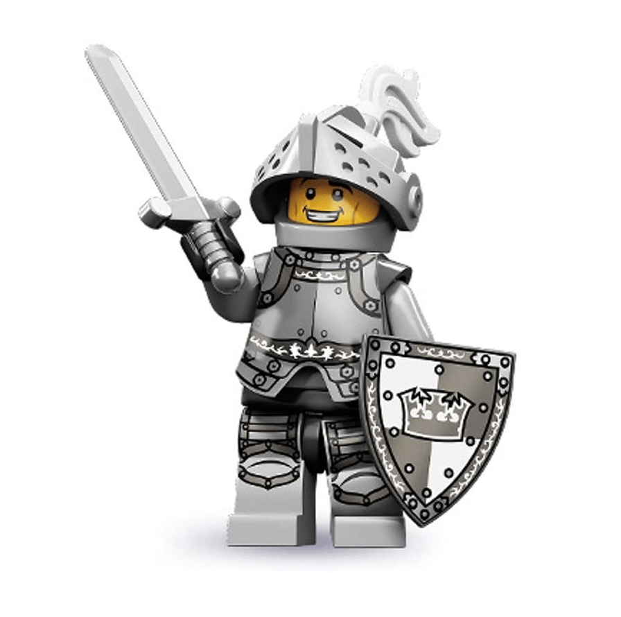 LEGO MINIFIG Heroic Knight, Series 9 col09 - 4
