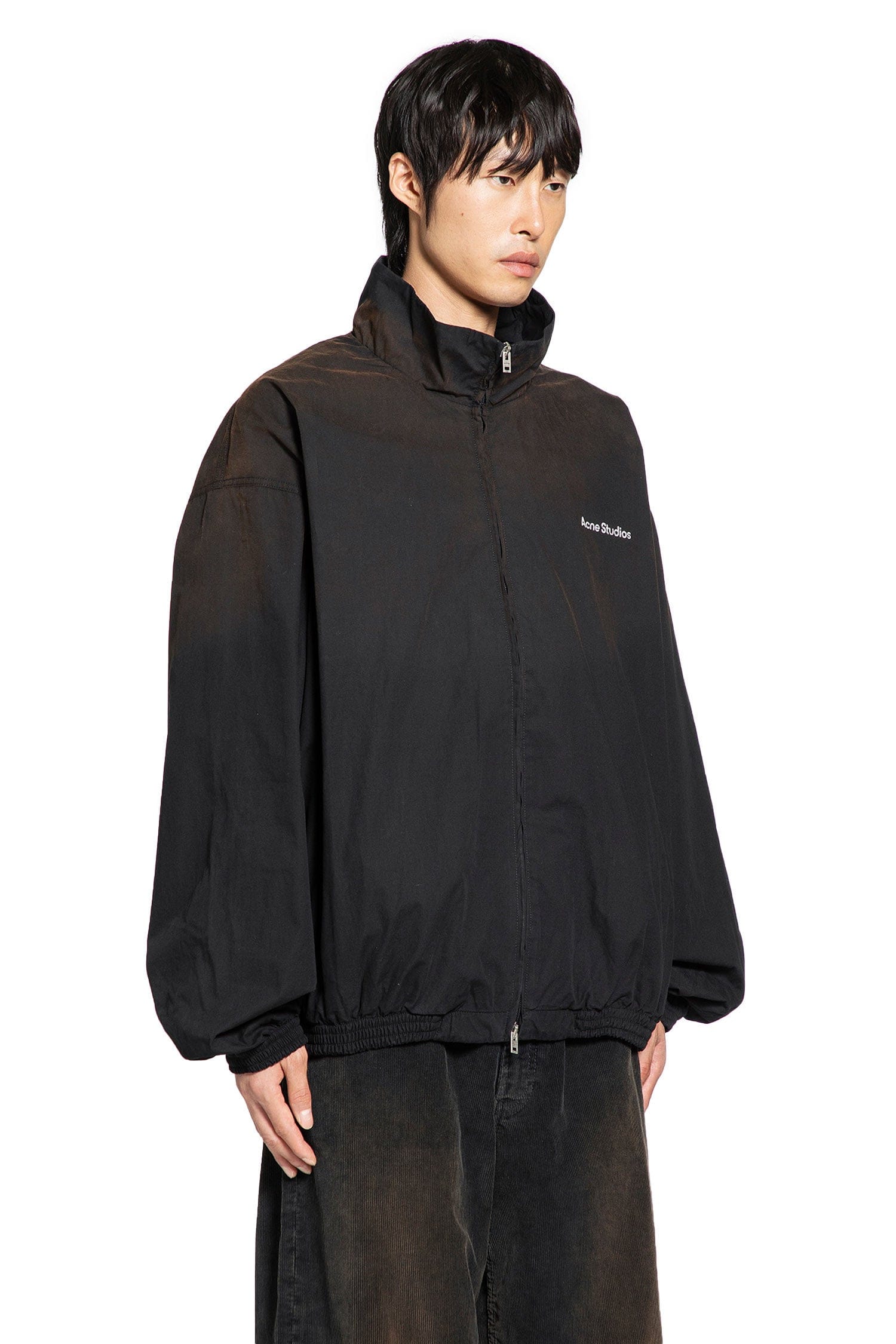 ACNE Studios Washed Logo Zipper Jacket