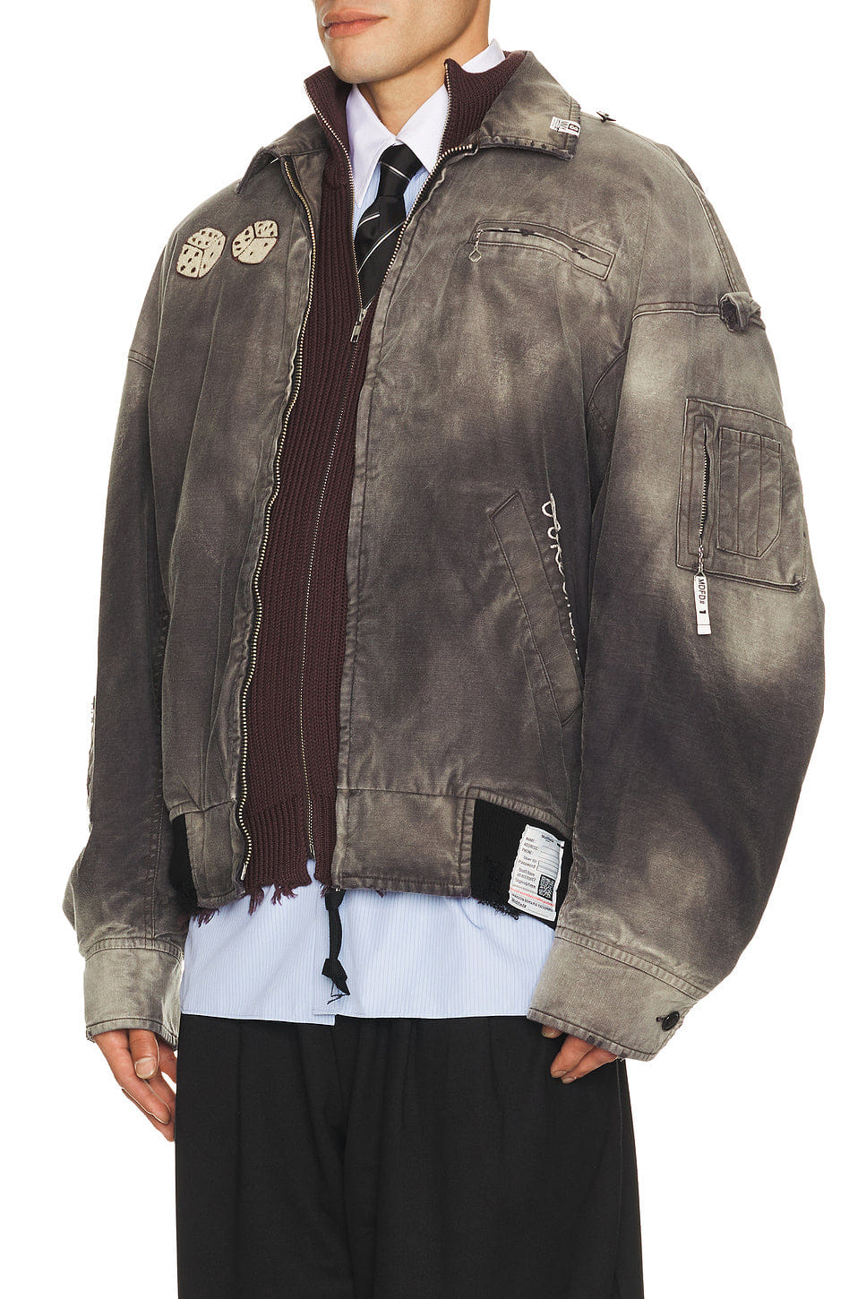 Maison Mihara Yasuhiro Sun Faded Military Jacket