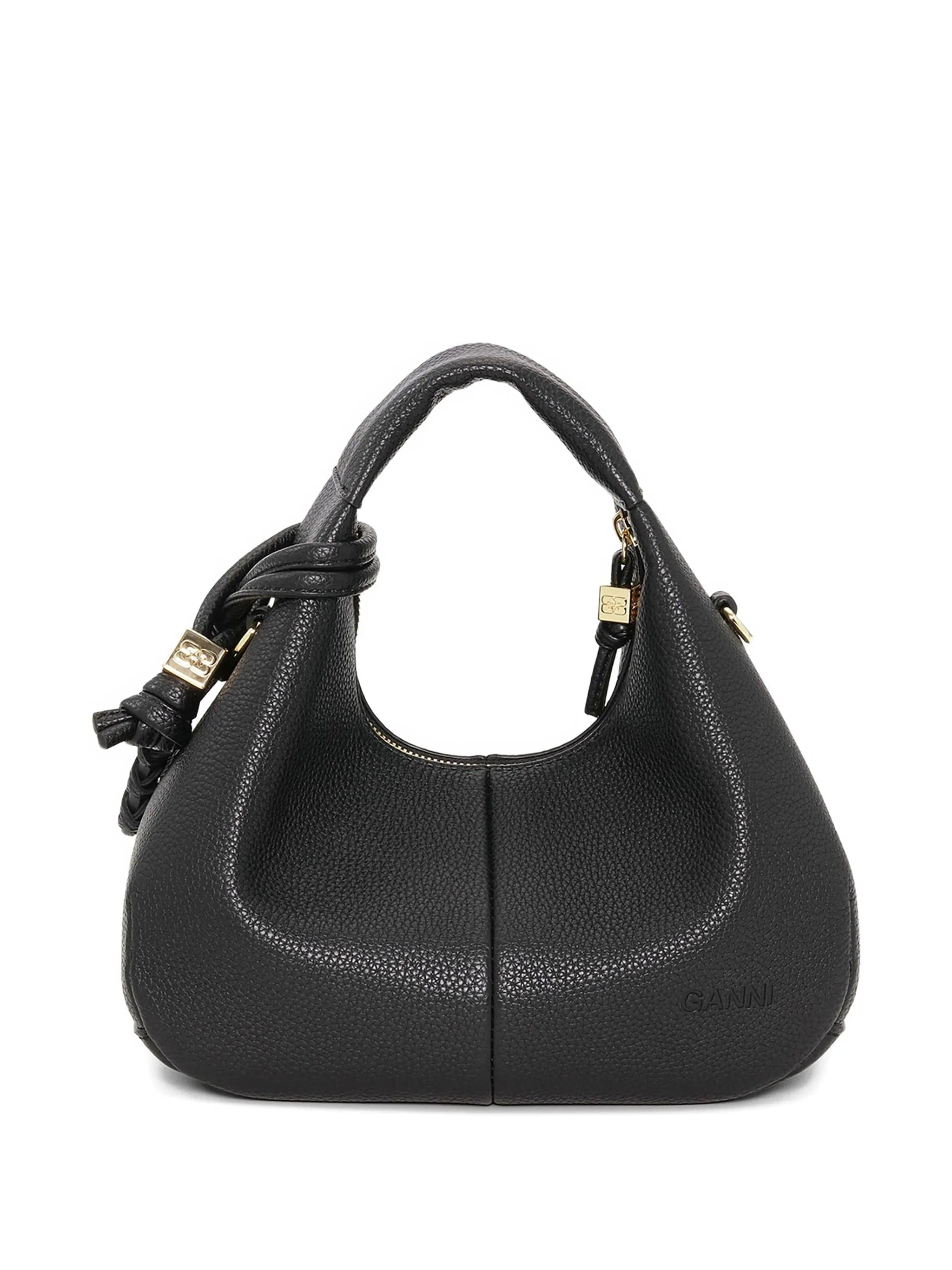 GANNI grained knot - detail shoulder bag