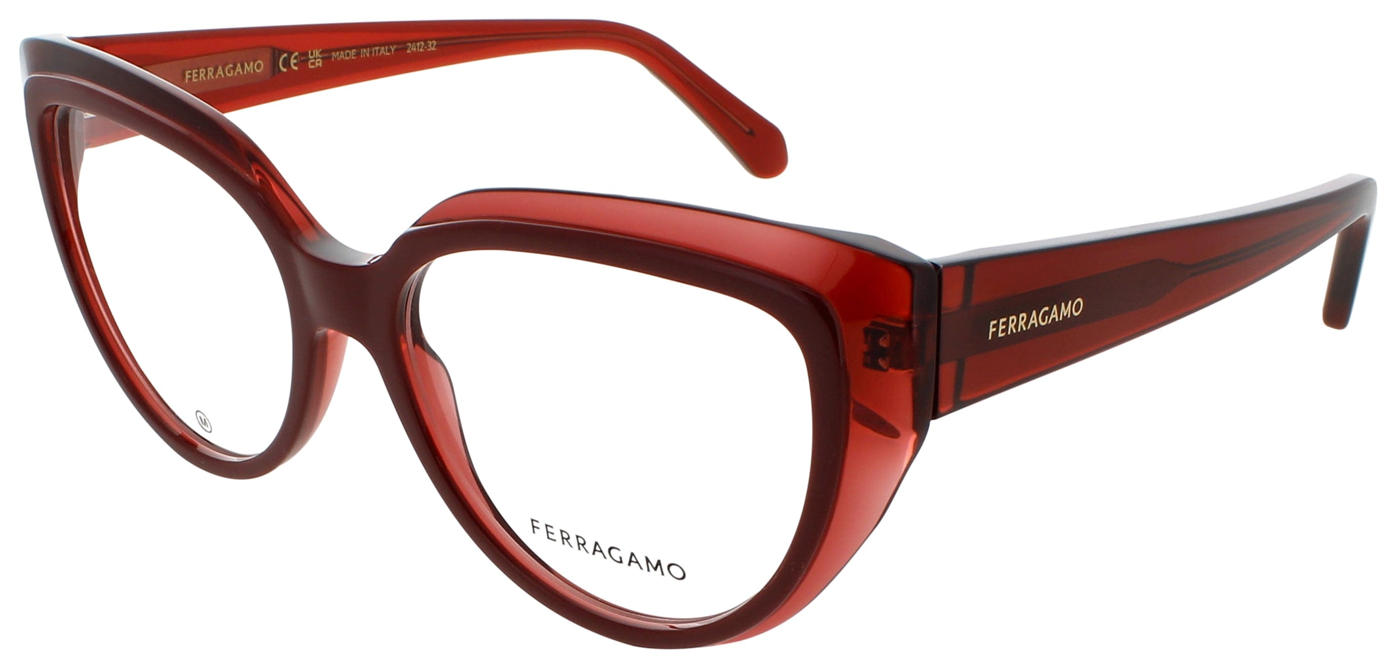 Salvatore Ferragamo Optical Glasses Red
