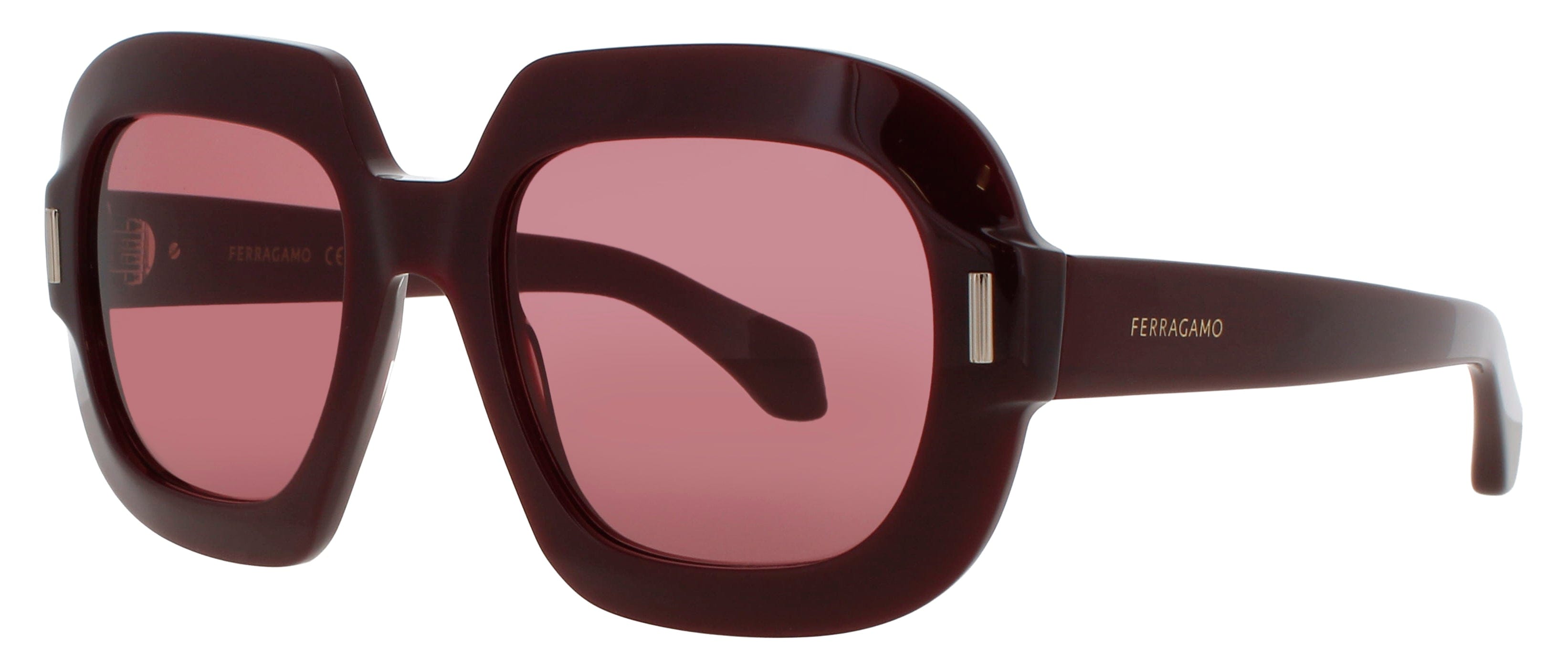 Salvatore Ferragamo Sunglasses Burgundy