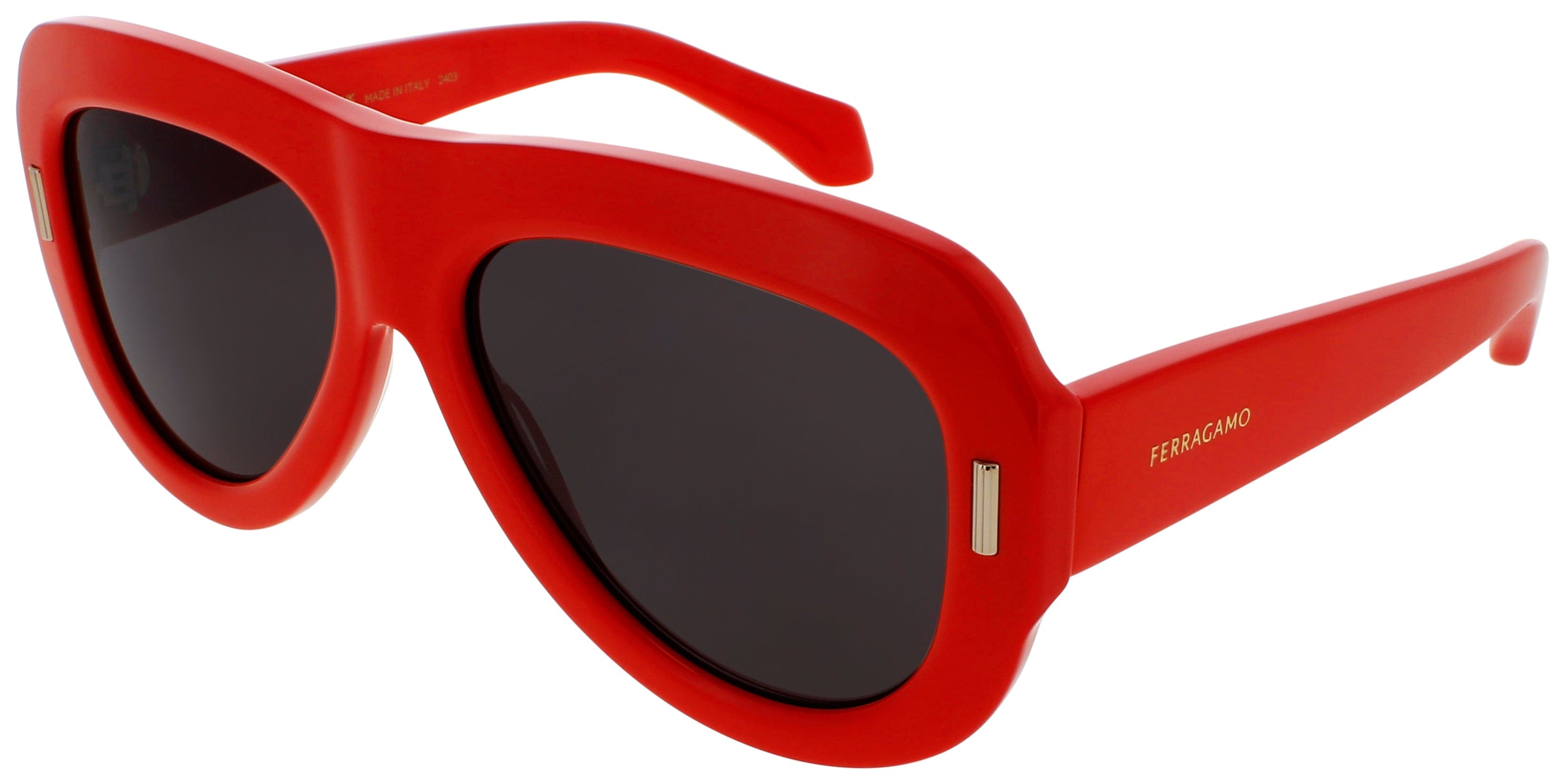 Salvatore Ferragamo Sunglasses TRANSPARENT DARK RED GRADIENT