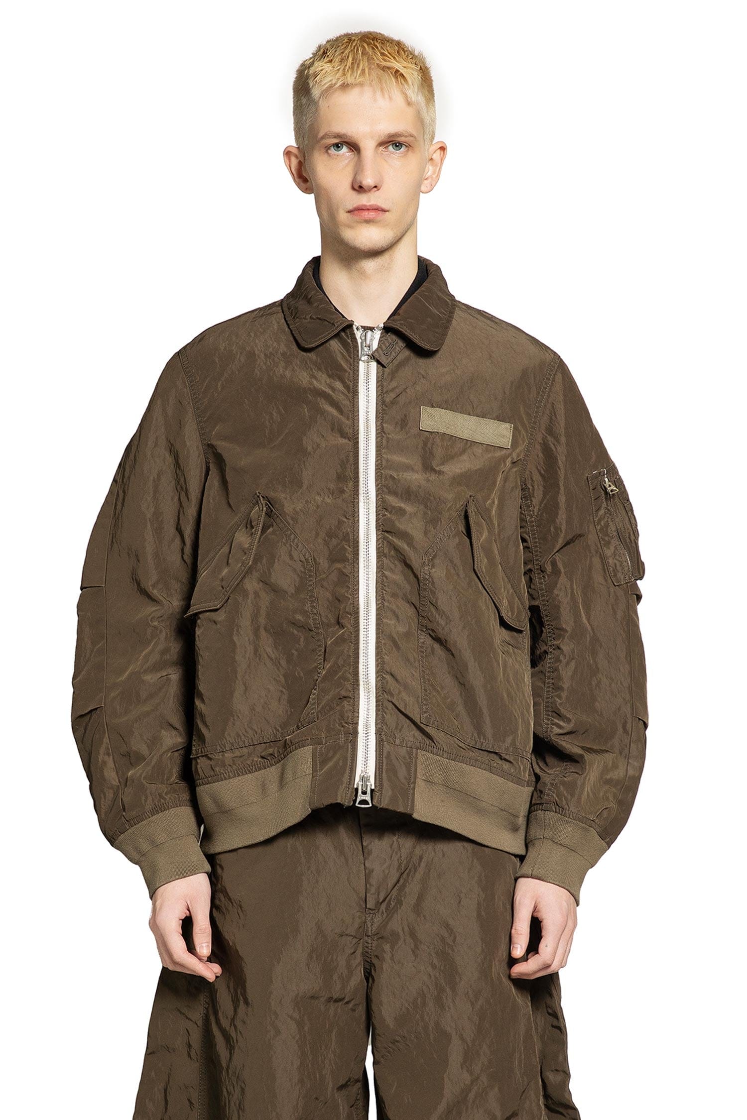 SACAI Treated Nylon Twill Blouson