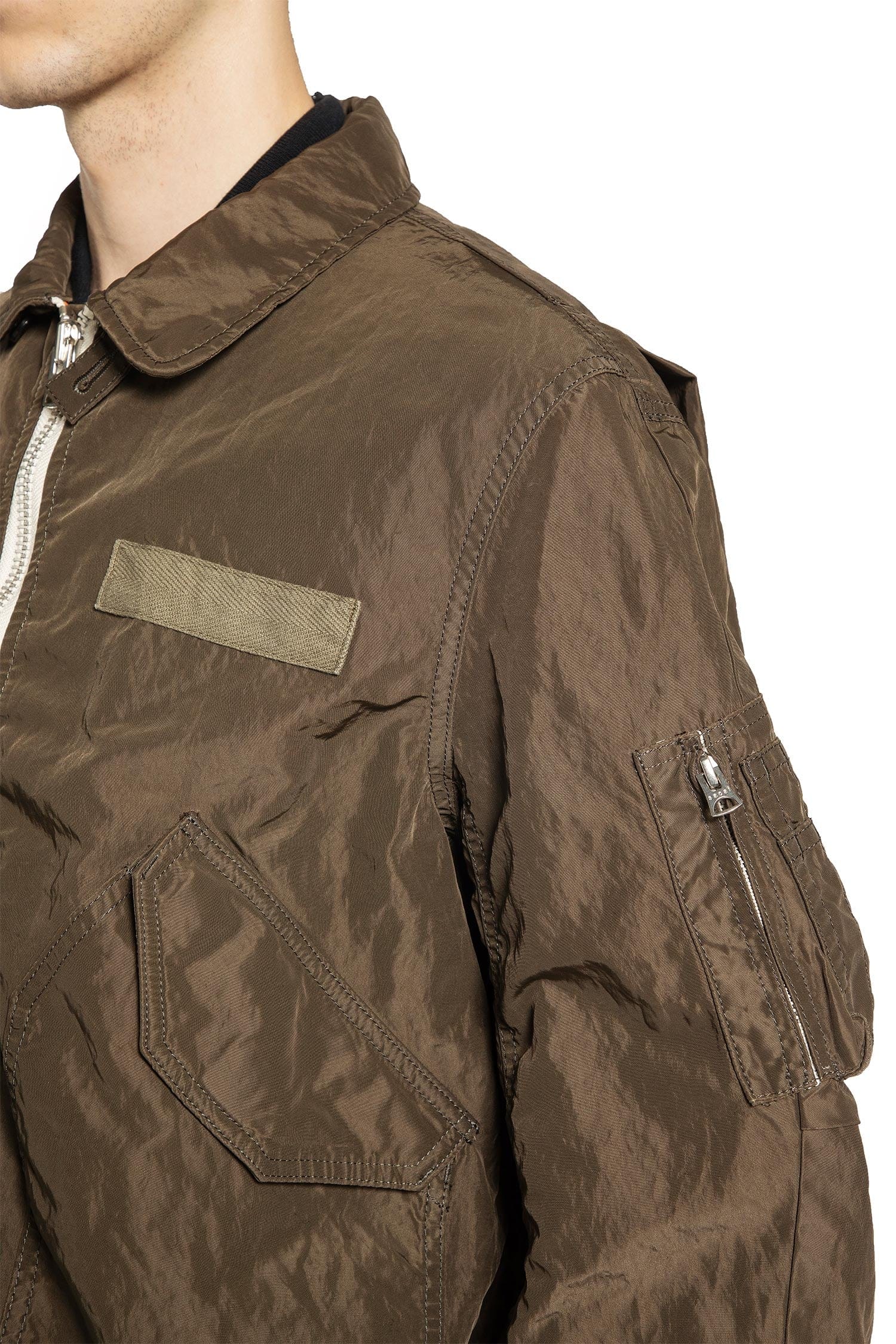 SACAI Treated Nylon Twill Blouson