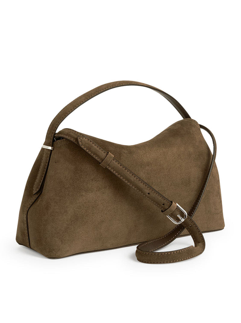 Toteme Women T - Lock Suede Top Handle
