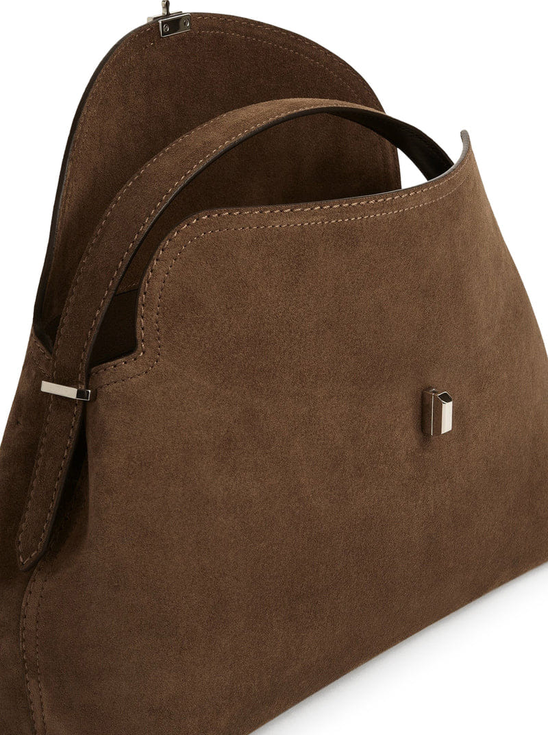 Toteme Women T - Lock Suede Top Handle