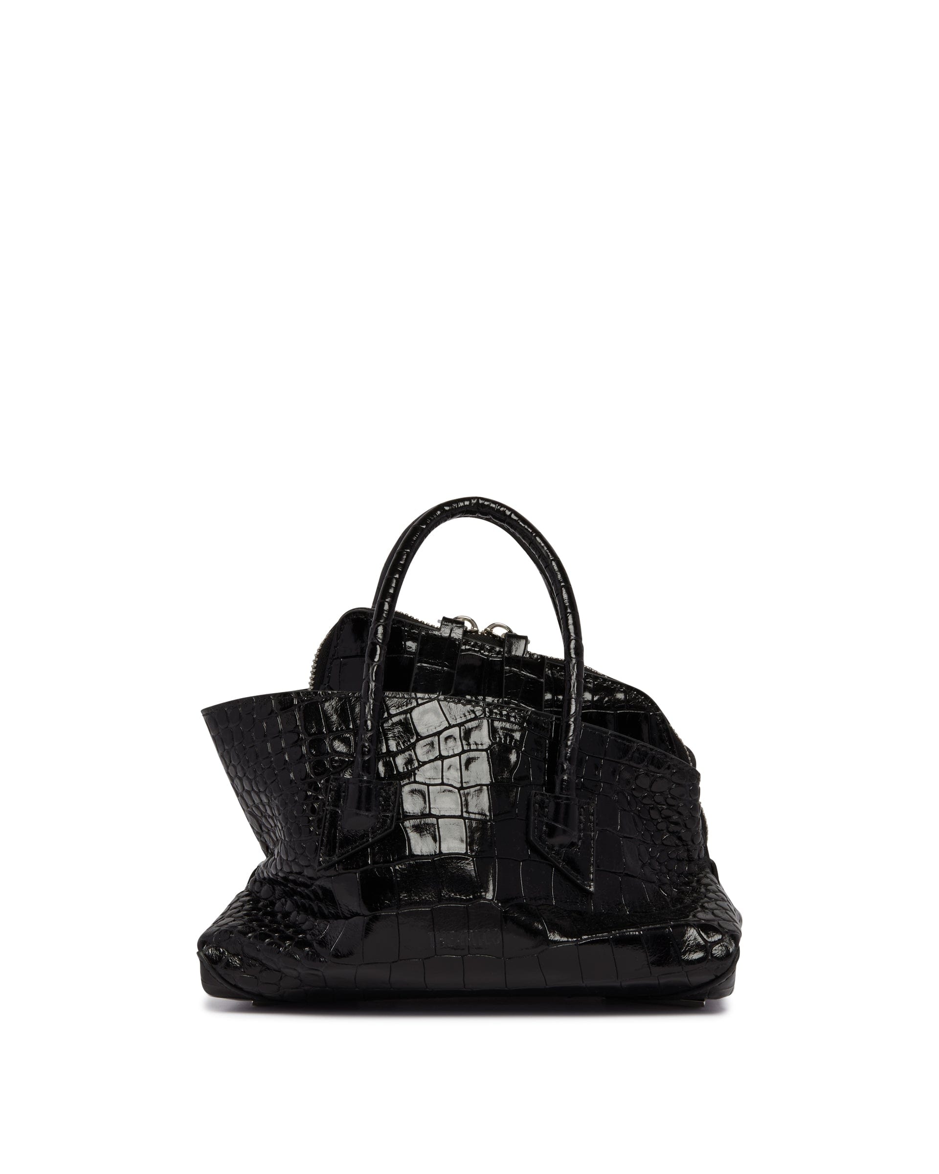 THE Attico Borsa La Passeggiata Mini In Pelle Nera