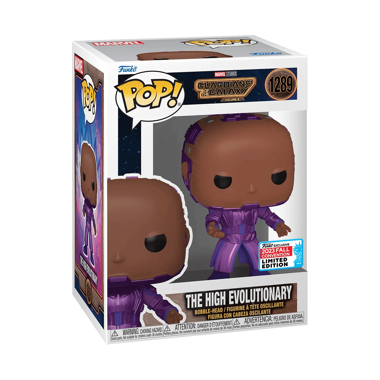 Funko Guardians of the Galaxy Vol. 3 - High Evolutionary Metallic NYCC 2023 US Exclusive Pop! Vinyl [RS]