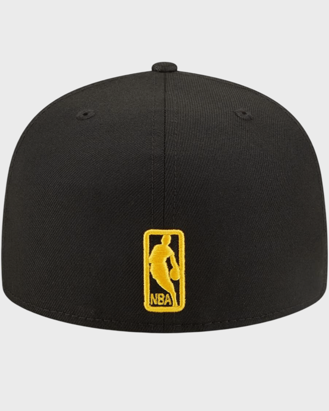 New Era Chicago Bulls 59Fifty Gold Metal Badge Black