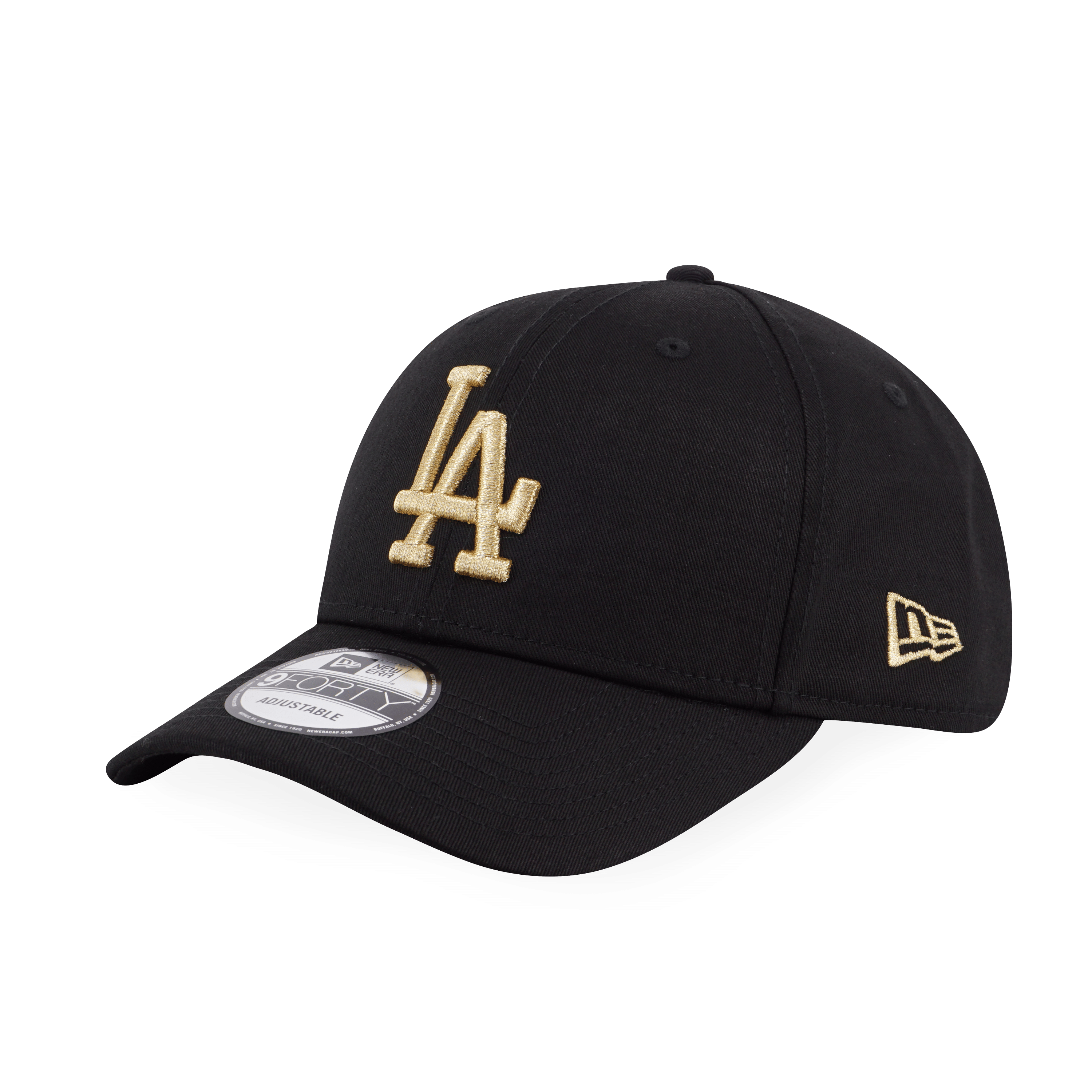 New Era 9FORTY Gold Los Angeles Dodgers Black