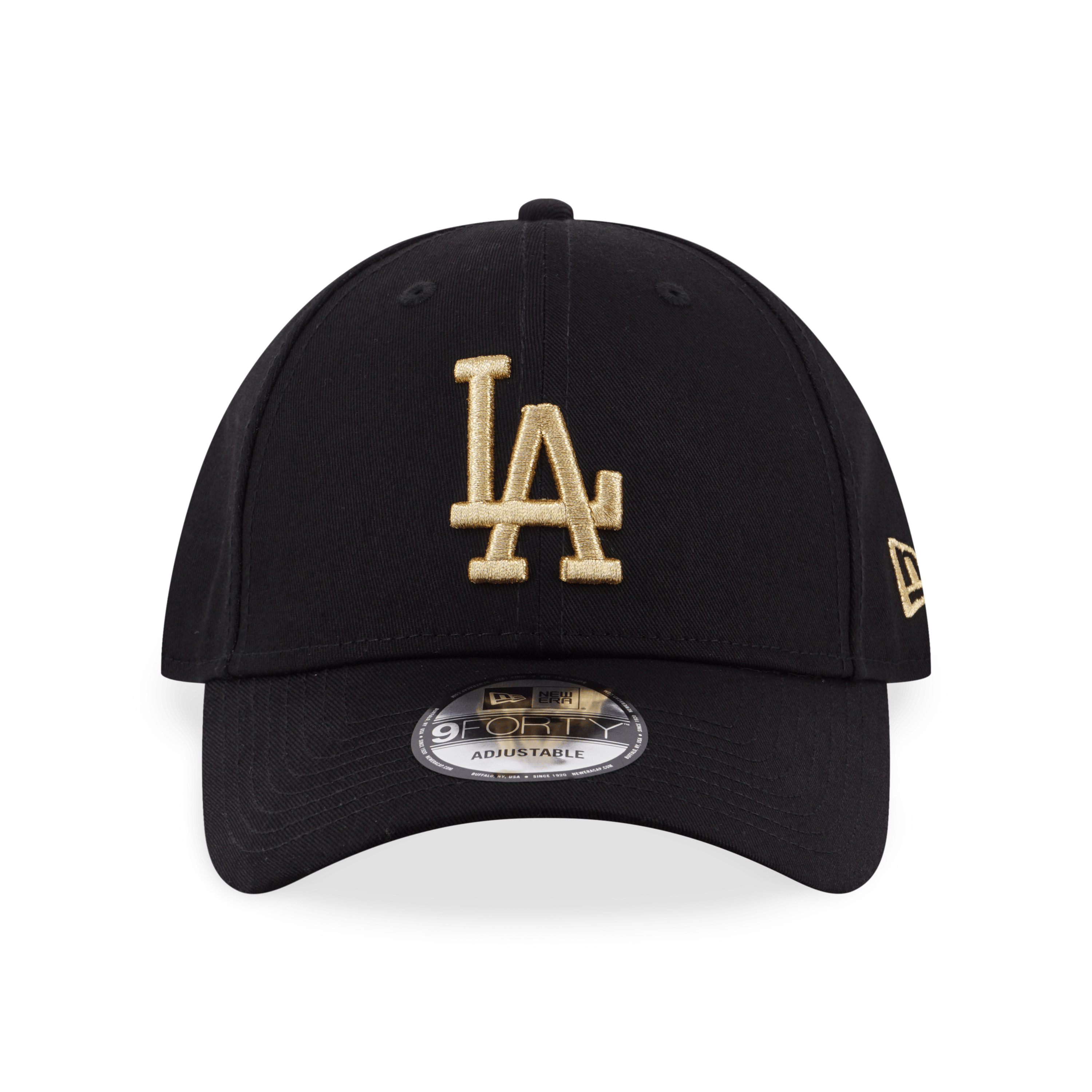 New Era 9FORTY Gold Los Angeles Dodgers Black