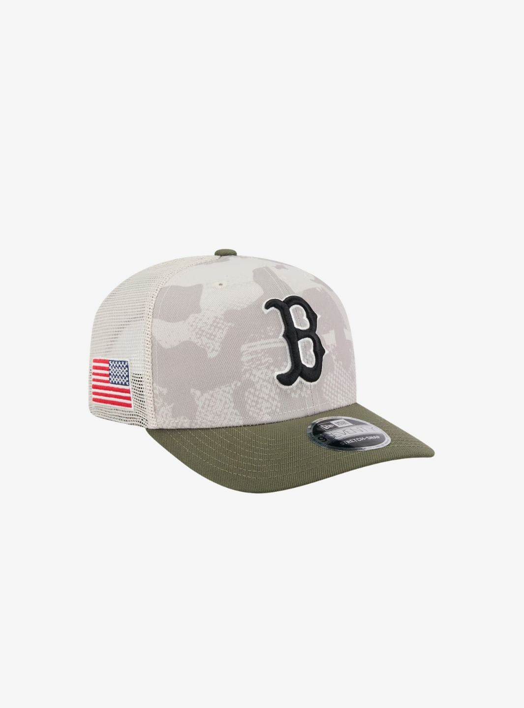 New Era Boston Red Sox Armed Forces Day 9SEVENTY Light Beige/Olive
