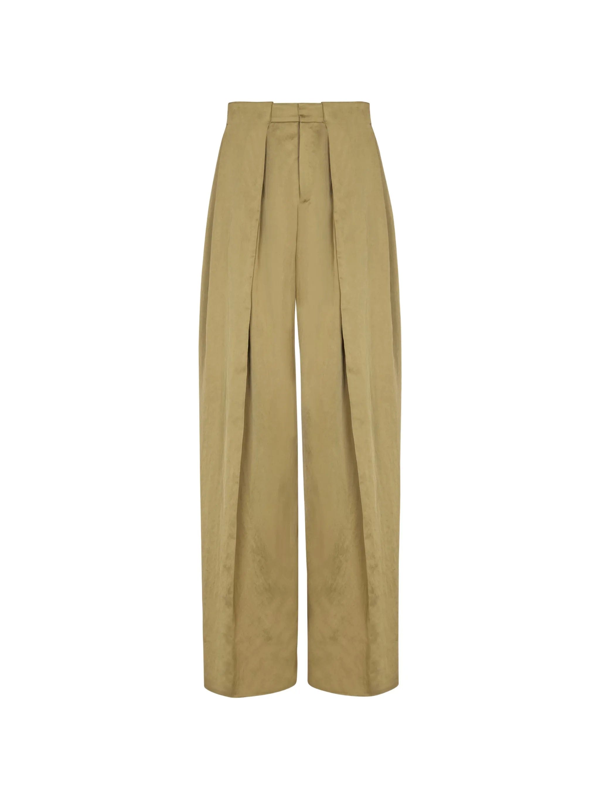 Balmain knife - pleats tailored trousers