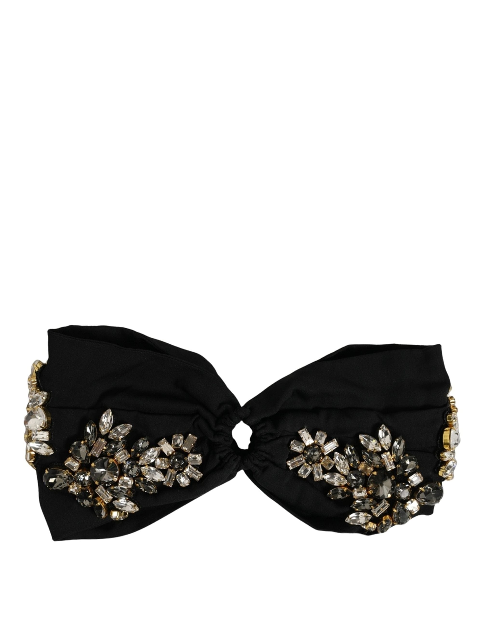 Dolce & Gabbana Silk Crystal EmbellishmentWomen's Headband