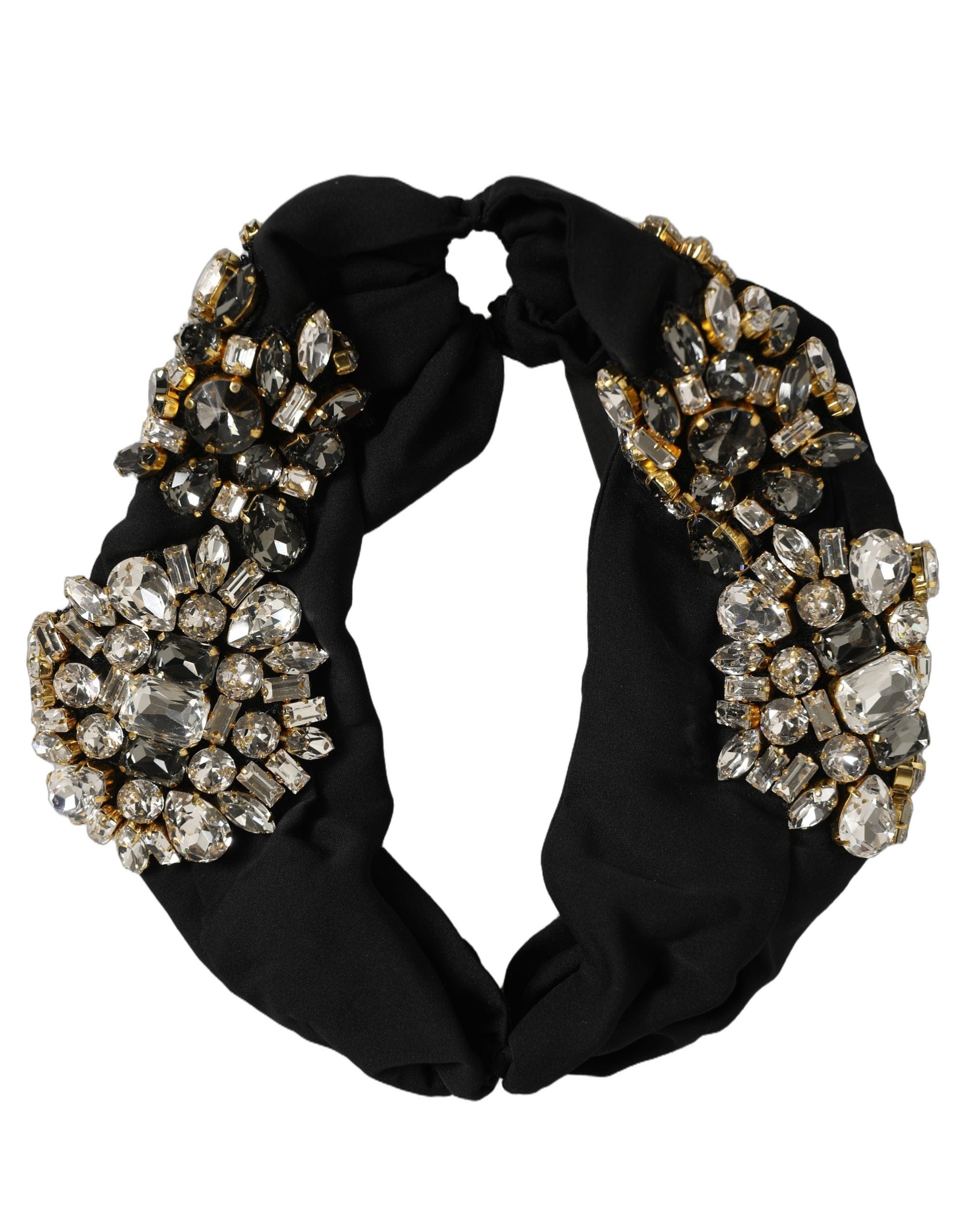 Dolce & Gabbana Silk Crystal EmbellishmentWomen's Headband