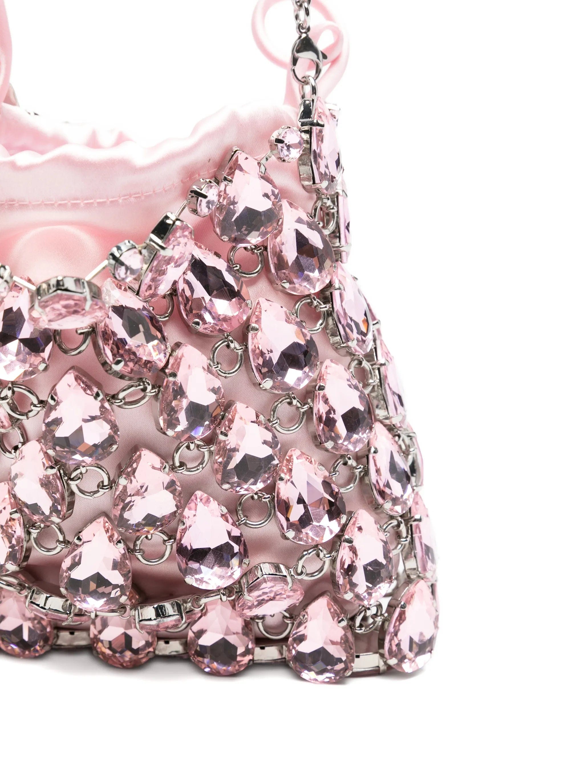 Self-Portrait mini crystal - embellished shoulder bag