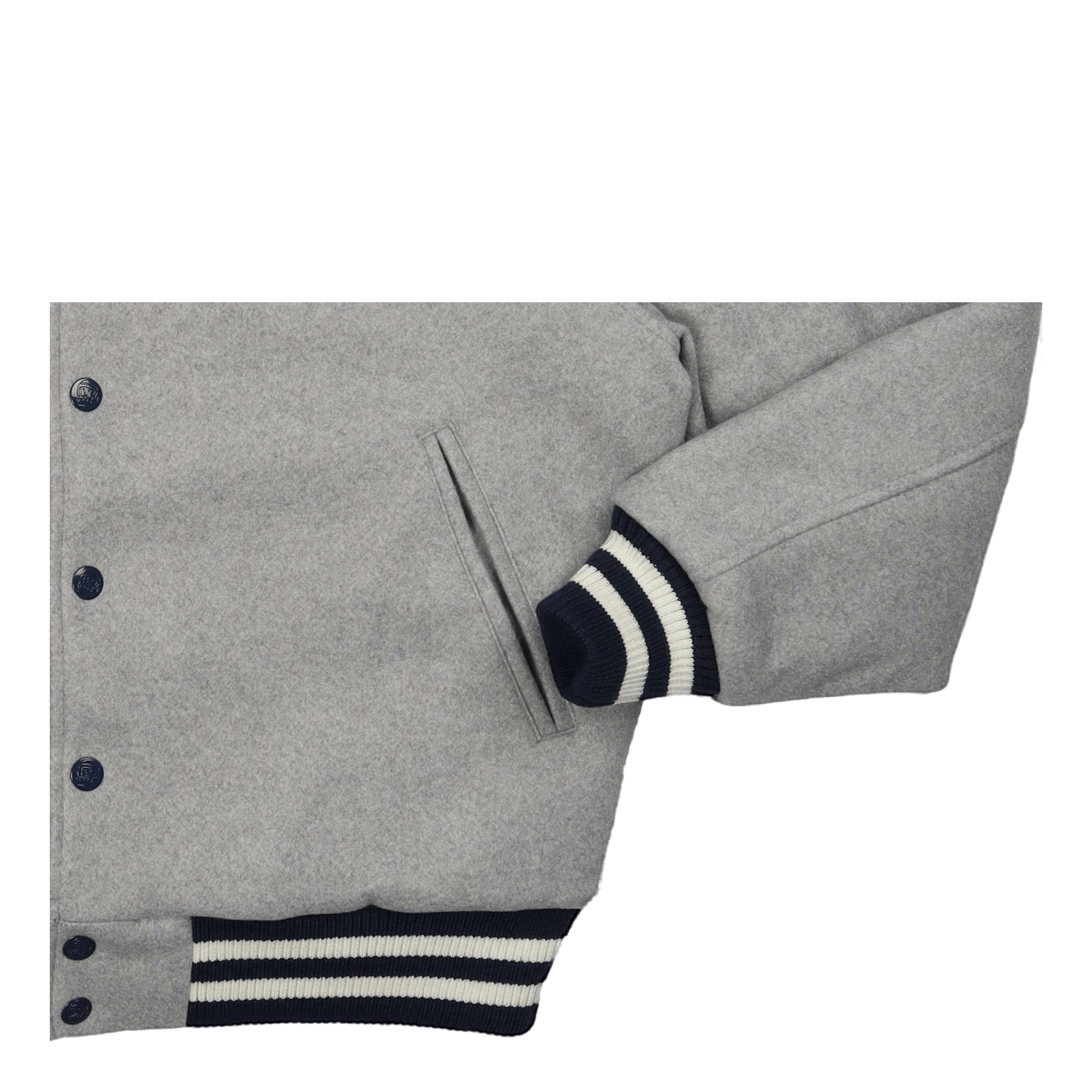 Billionaire Boys Club Astro Varsity Jacket Grey