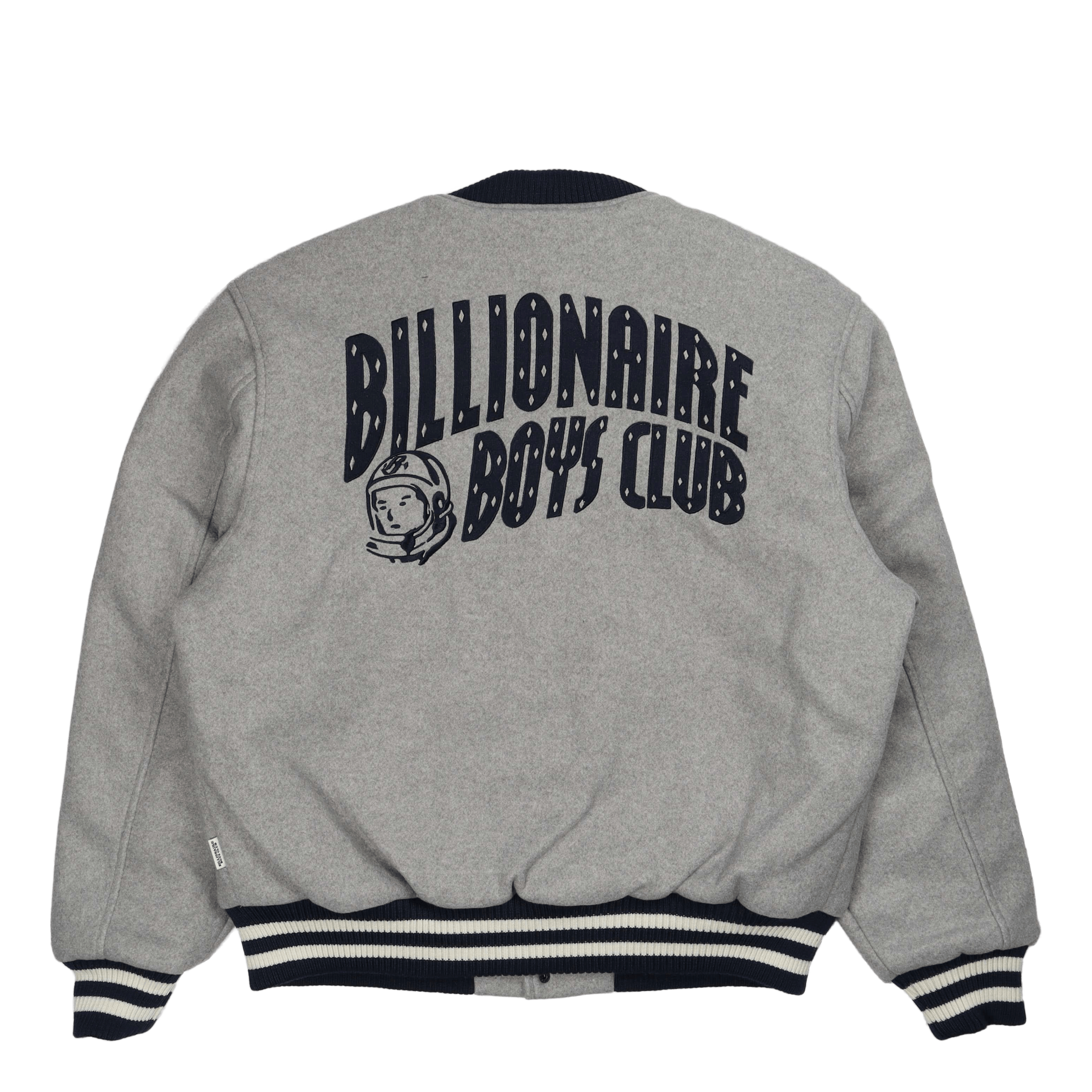 Billionaire Boys Club Astro Varsity Jacket Grey