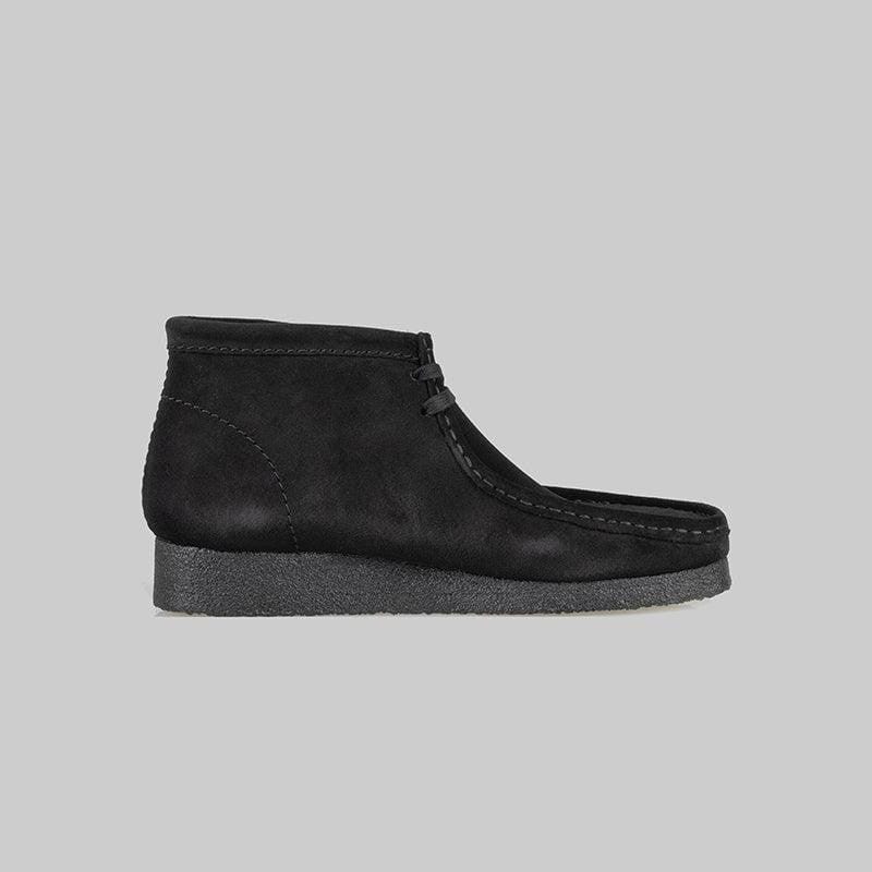 Clarks Originals Wallabee Boot - Black Suede