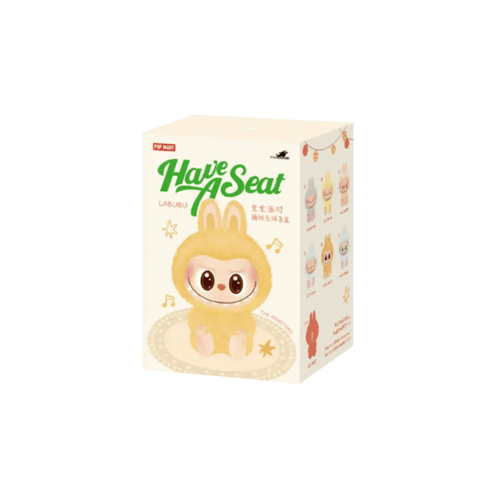 Labubu Pop Mart Labubu The Monsters Have a Seat Vinyl Plush Sealed Case Pack of 1