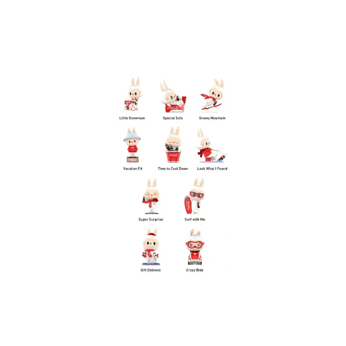 Labubu Pop Mart Labubu The Monsters Coca - Cola Series Figure Single Blind Box