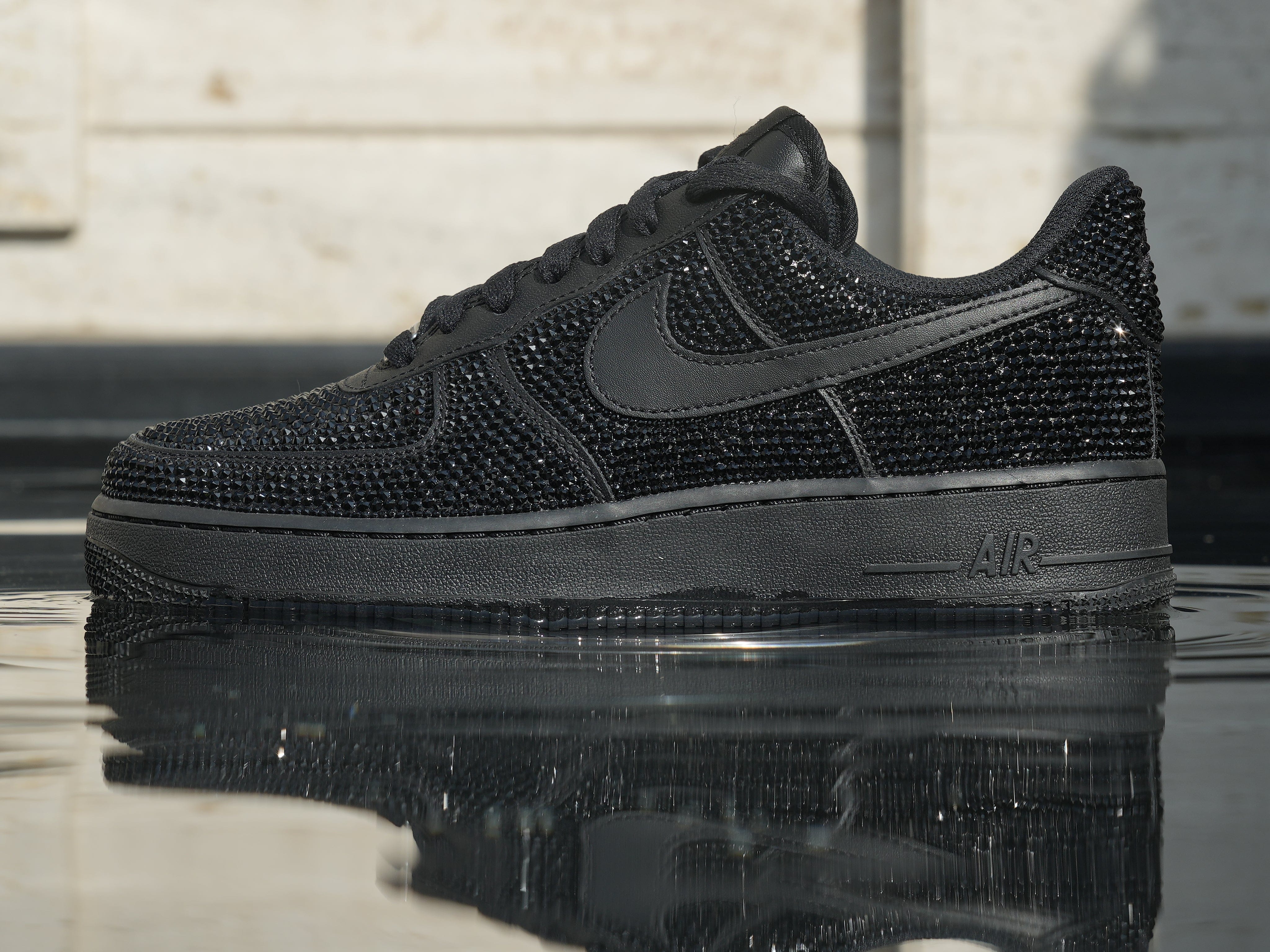 Mdcustoms TUXEDO BLACK SWAROVSKI AF1