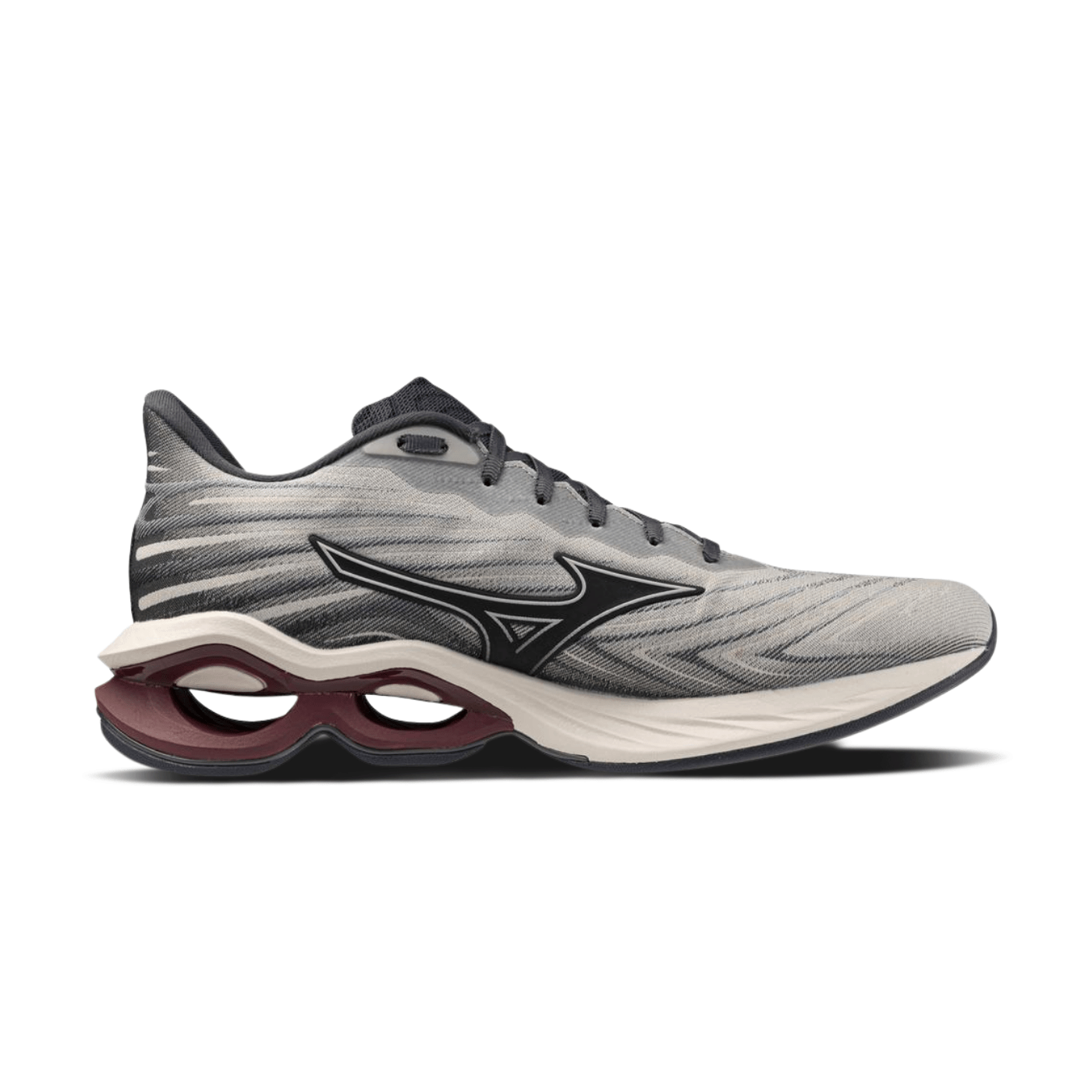 White Sand Mizuno Wave Creation 25 SSW Running Shoe White Sand - Ebony
