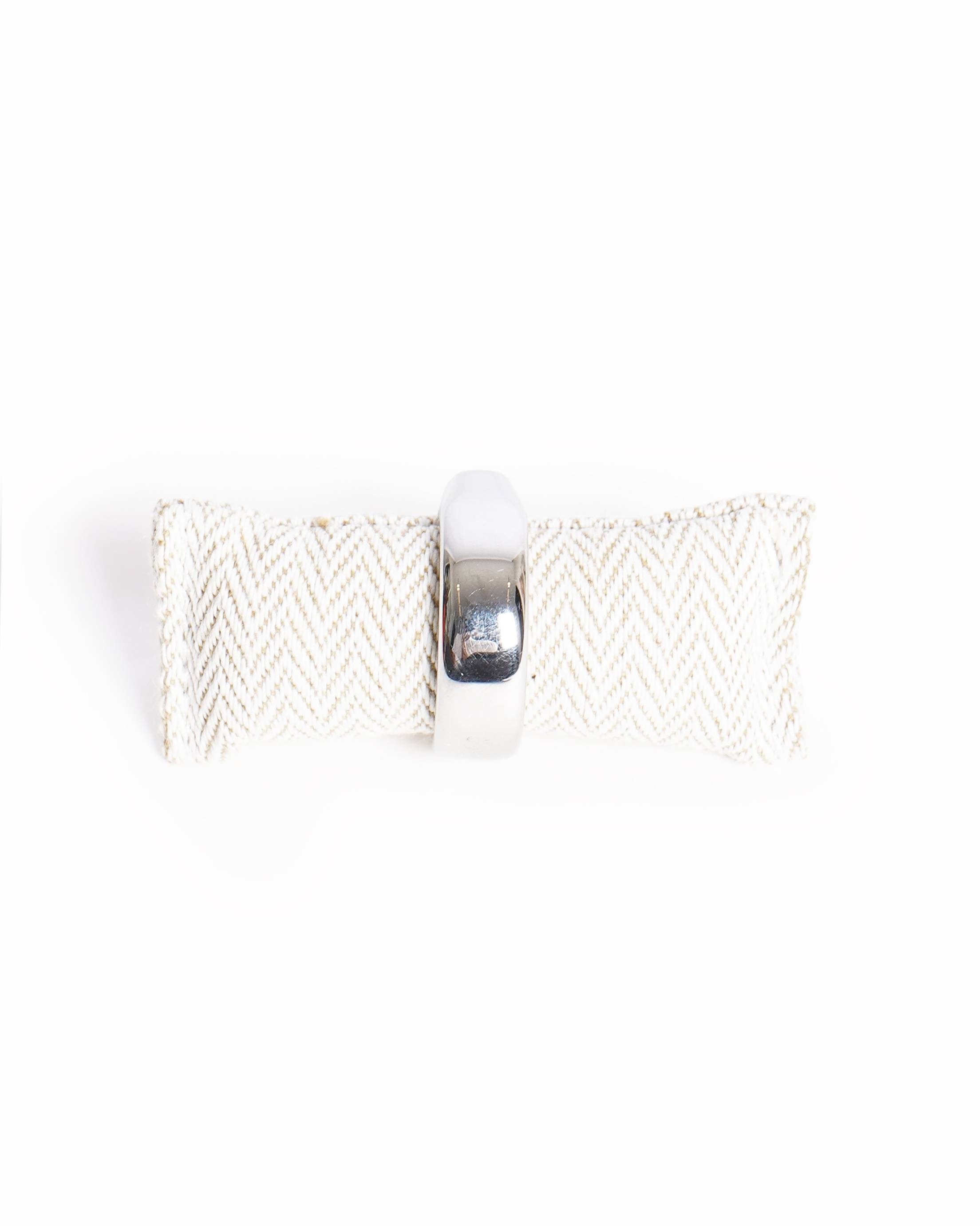 Hermès Men's Etrier Ring In Noir