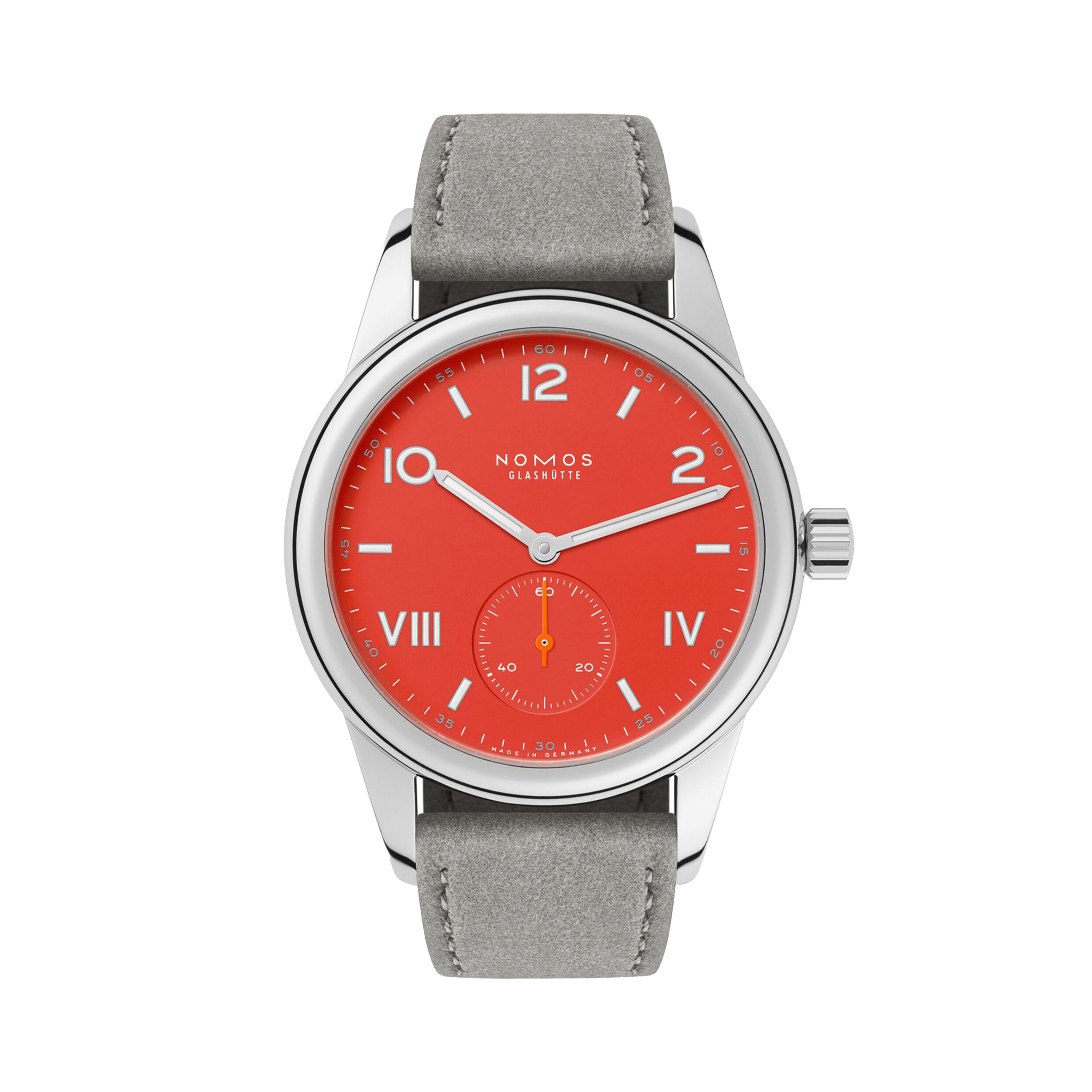 Nomos Glashutte Club Campus Nonstop Red Watch, 36 mm Red Dial, 716.GB